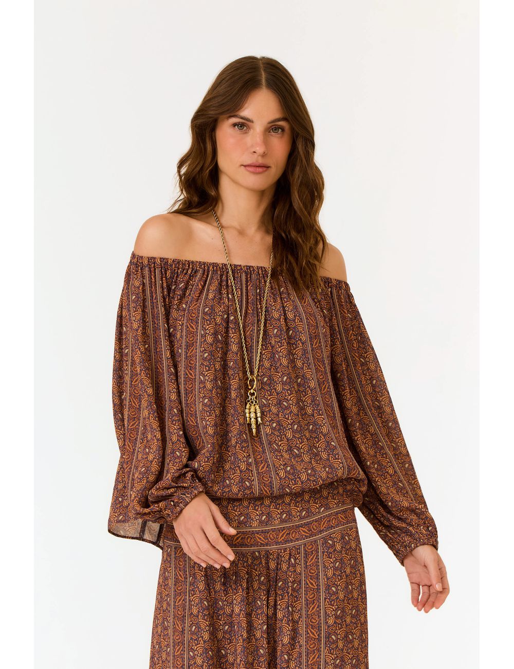 Blusa Manga Longa Ggt Estampa Railay
