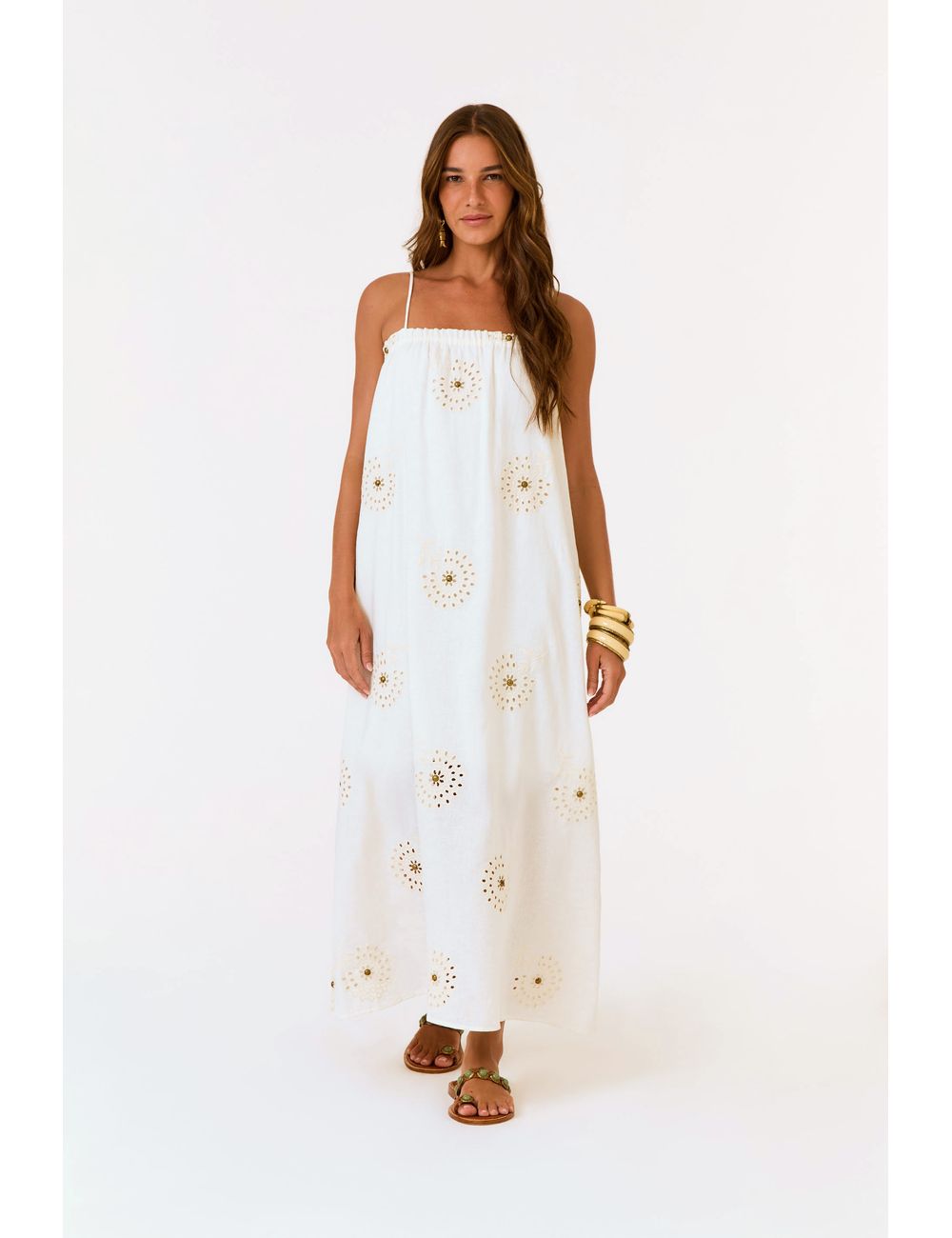 Vestido Midi Laise Tachas