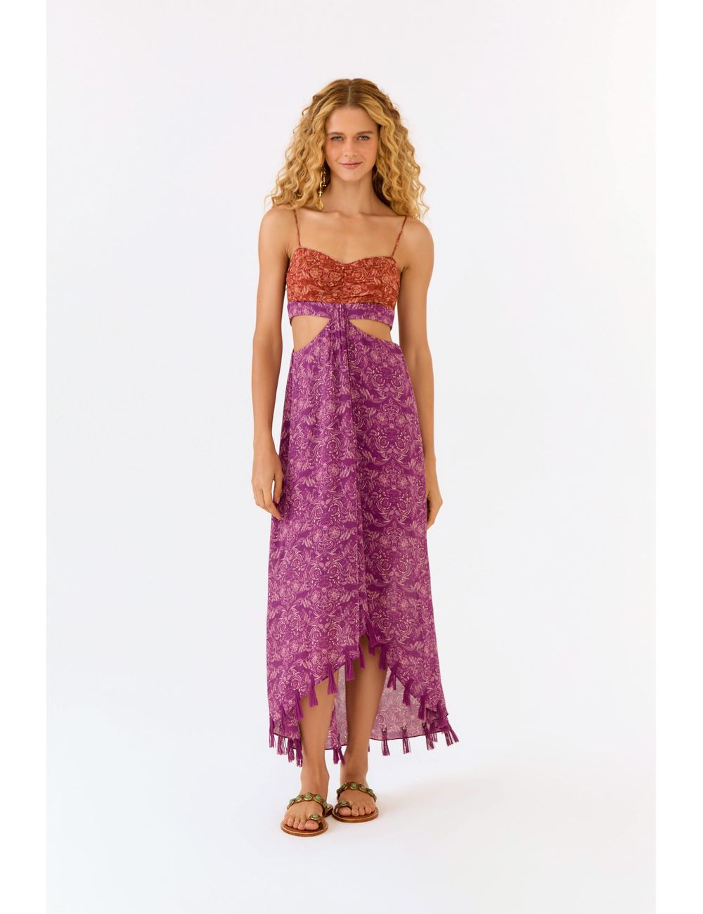 Vestido Midi Ggt Estampa Wild