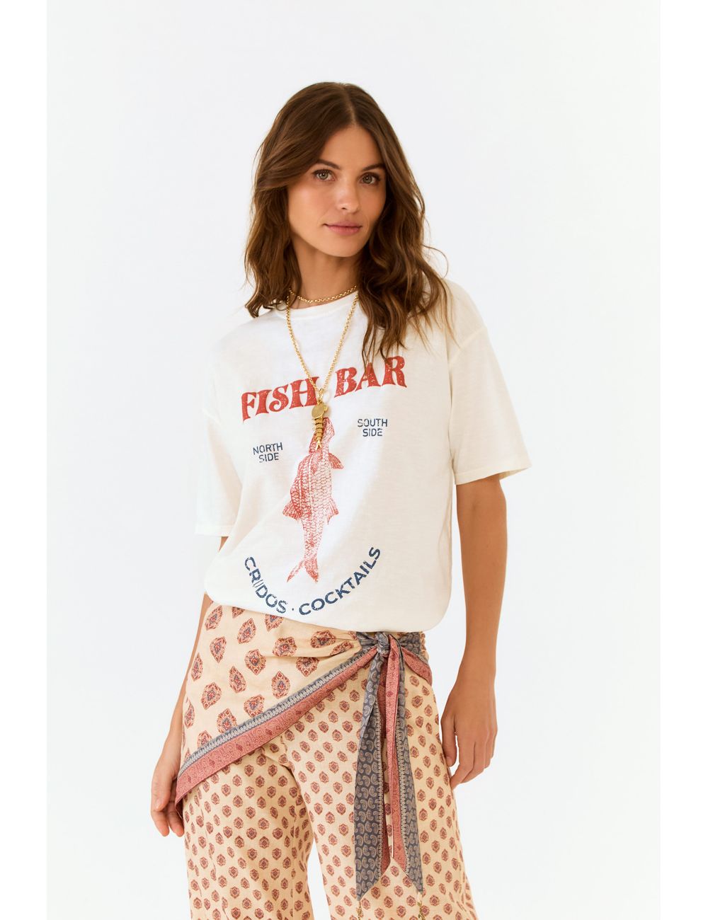 Blusa Silk Fish Bar