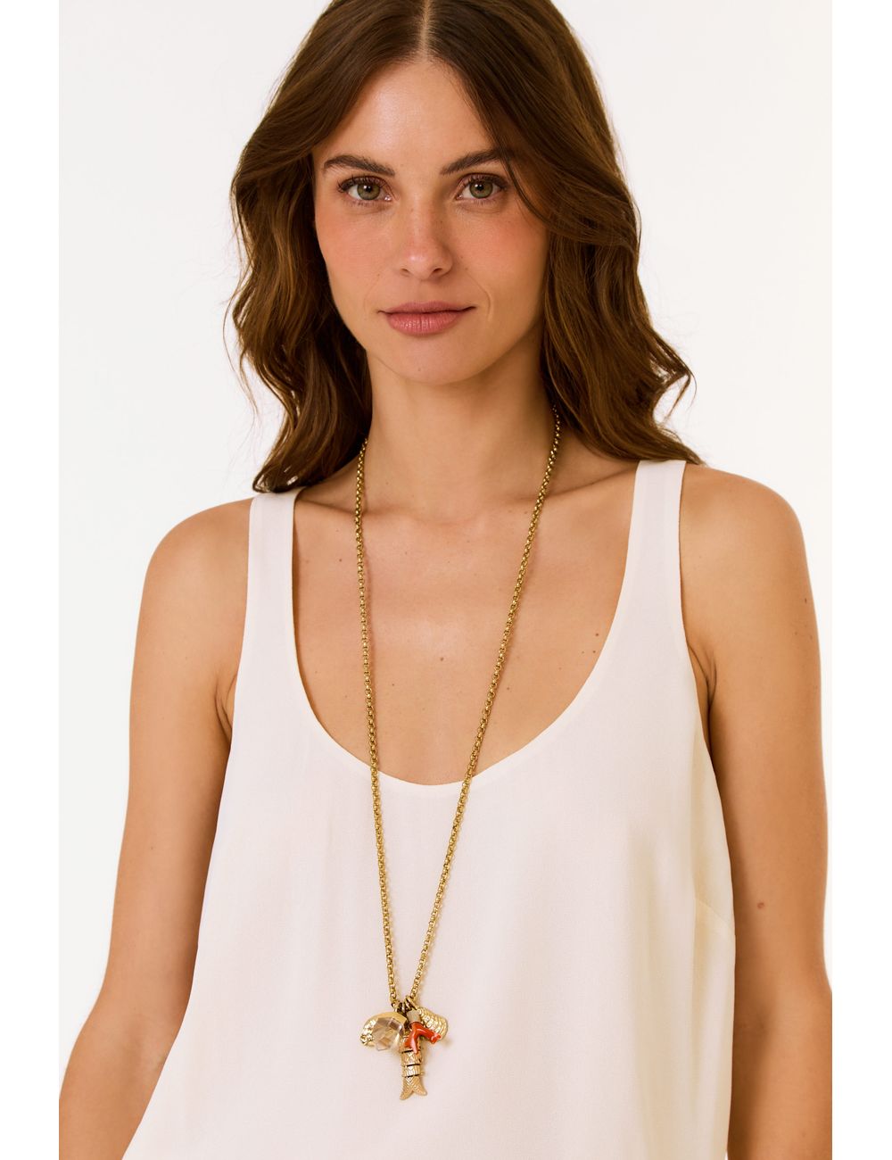 Colar Patuá Peixe – Dourado / U