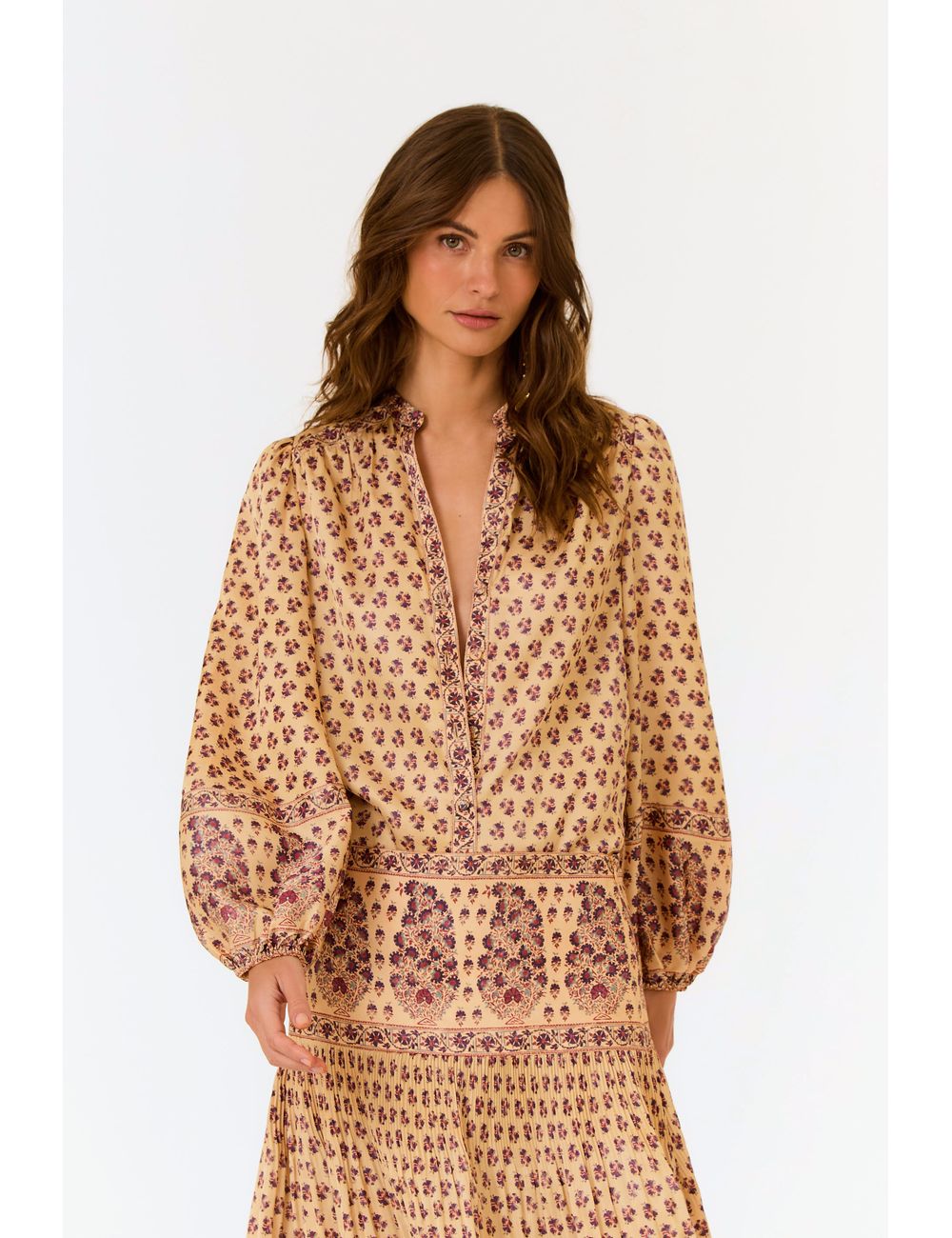 Camisa Estampa Papiro