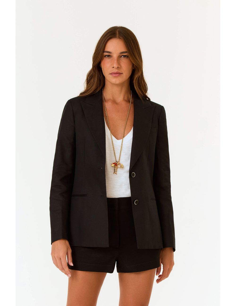 Blazer Alfaiataria Linho Sarjado
