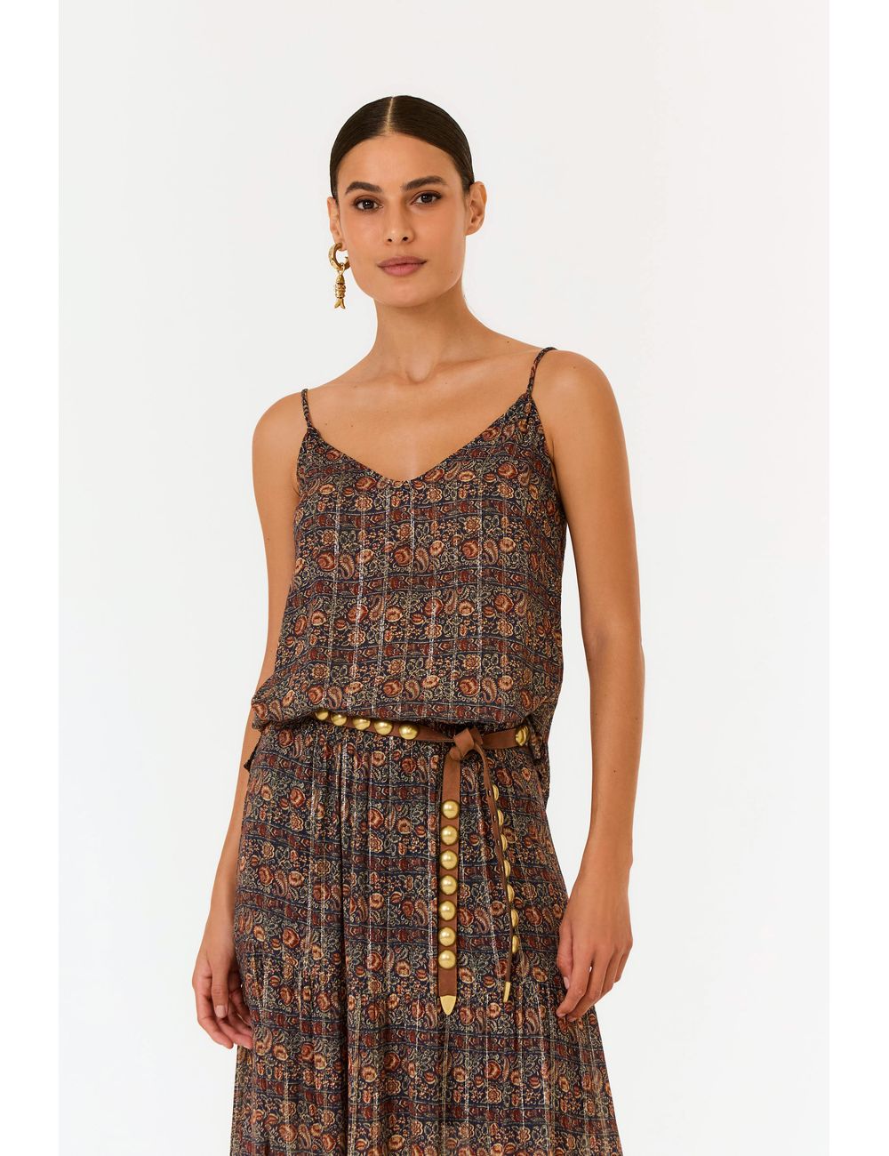 Regata Estampa Blues