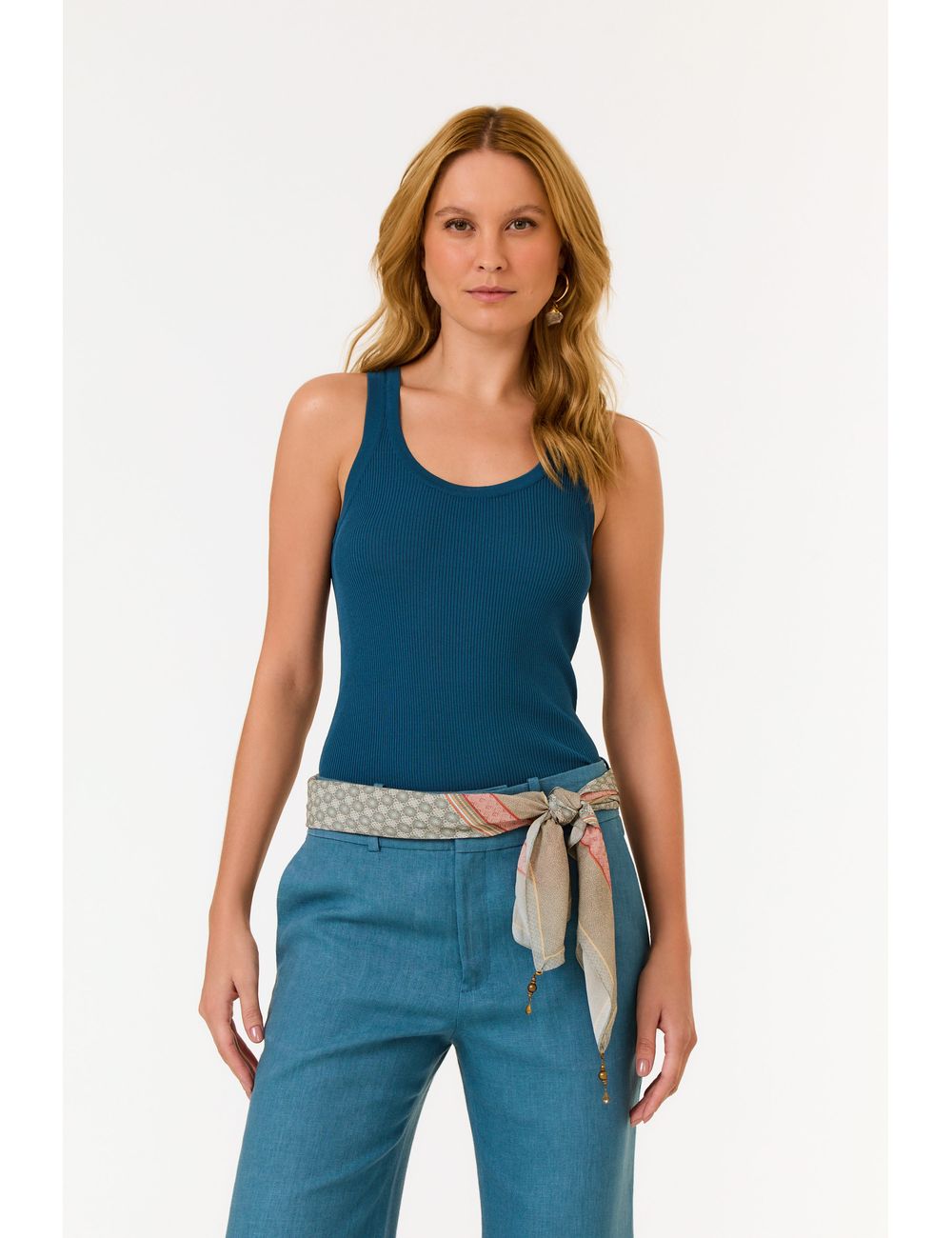 Regata Tricot Decote Nadador