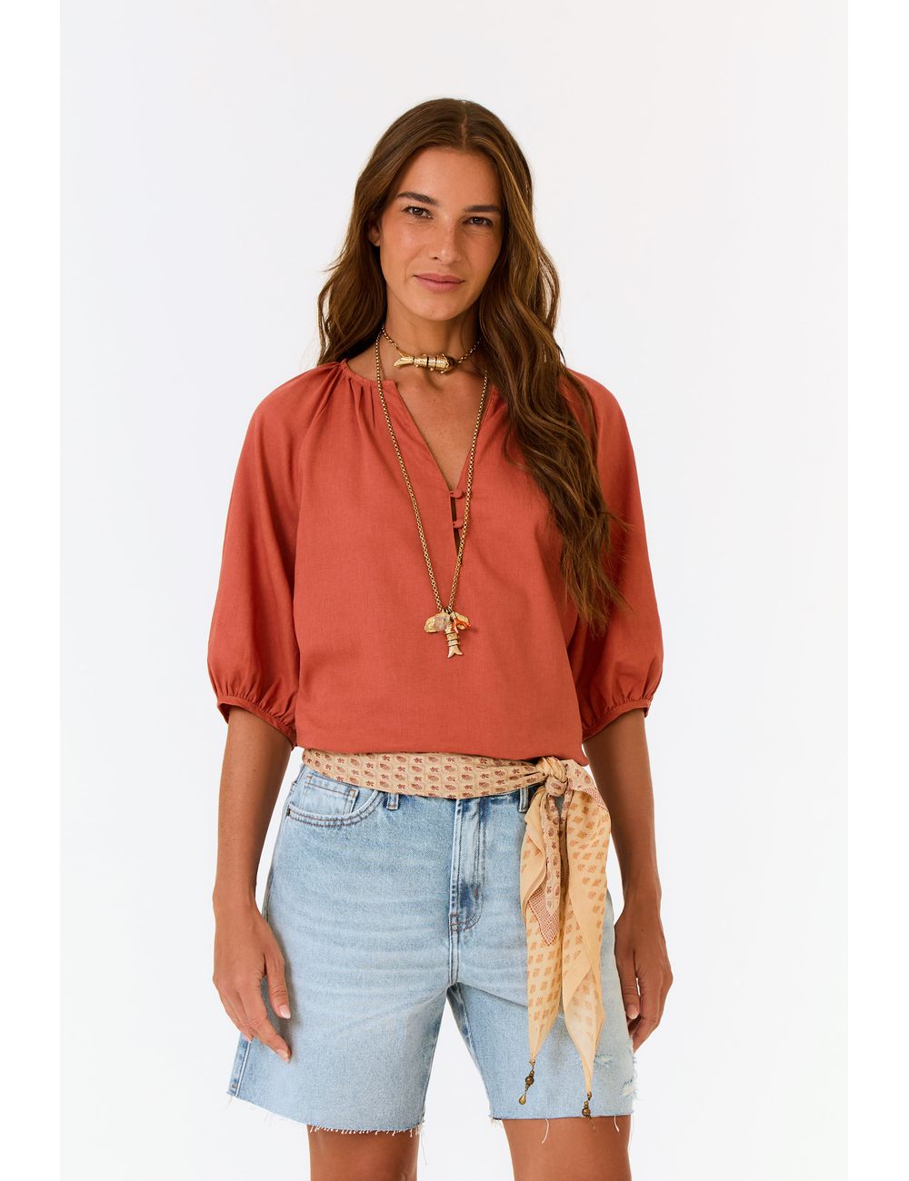 Blusa Decote v