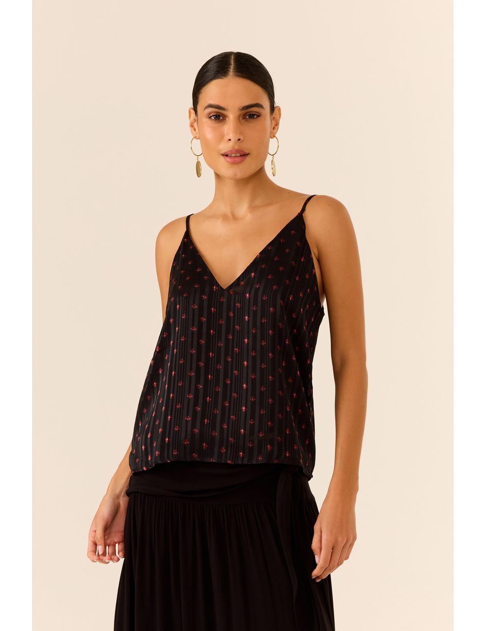 Blusa Alcinha Estampa Parfait