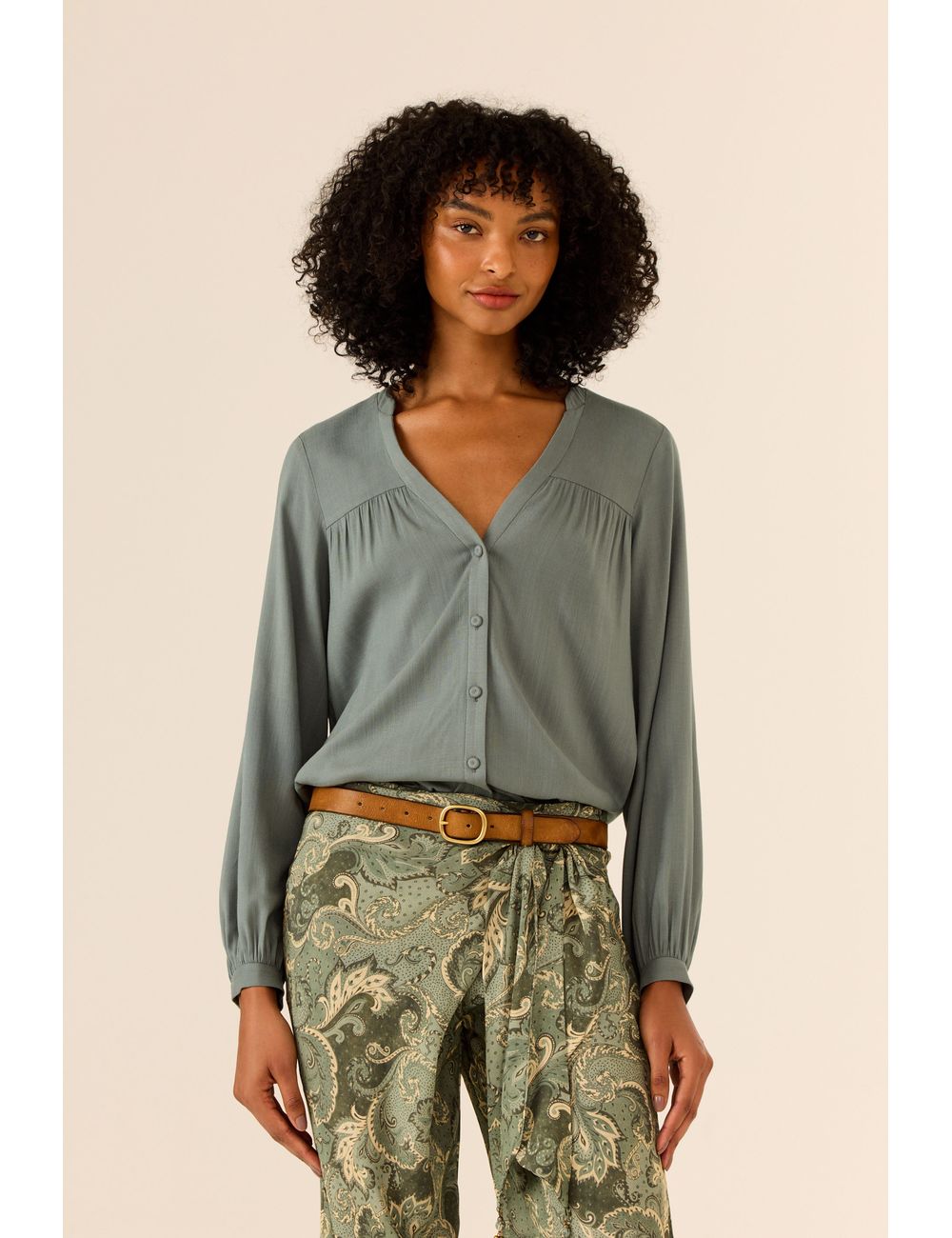 Camisa Pala Franzida