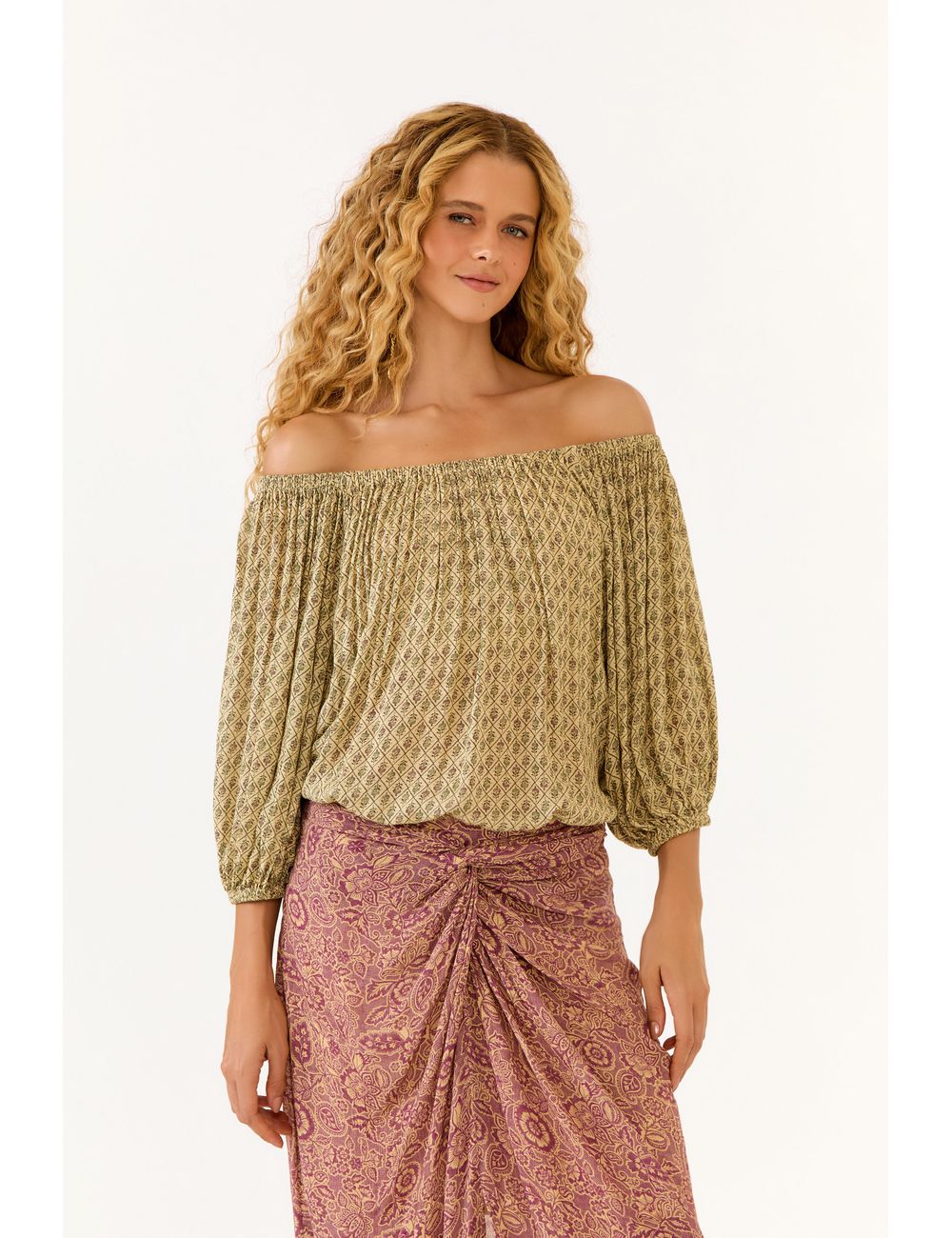 Blusa Estampa Lupine