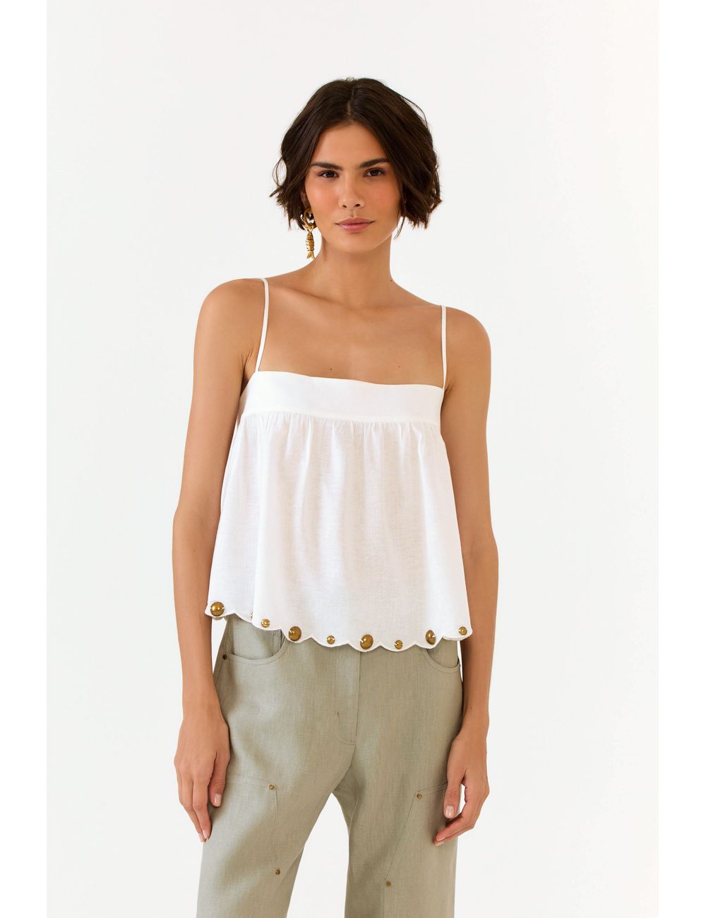 Blusa Bordado Festonê