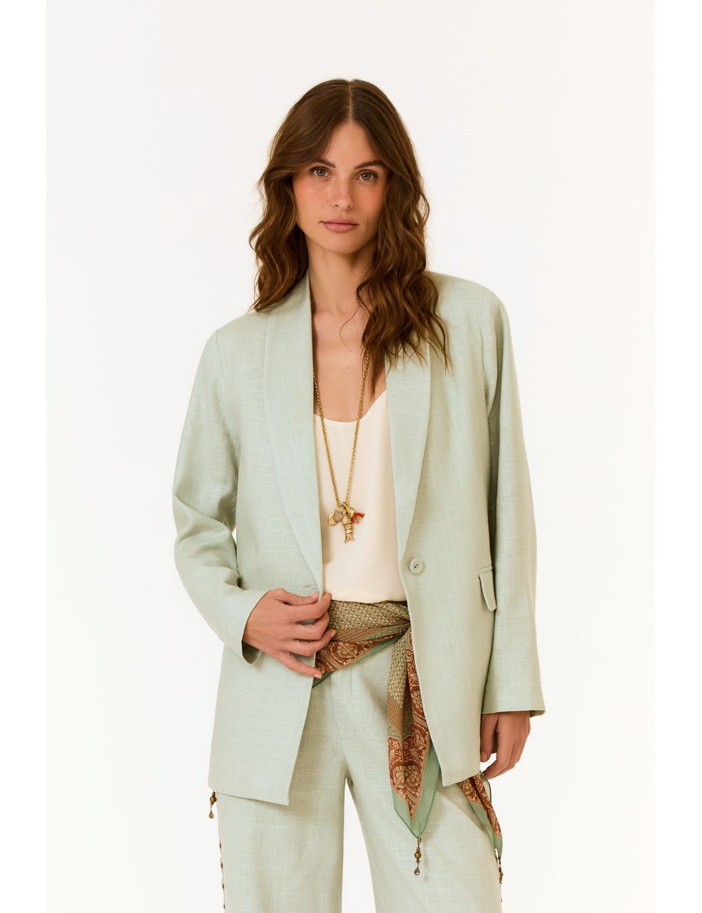 Blazer Bolso Pregas