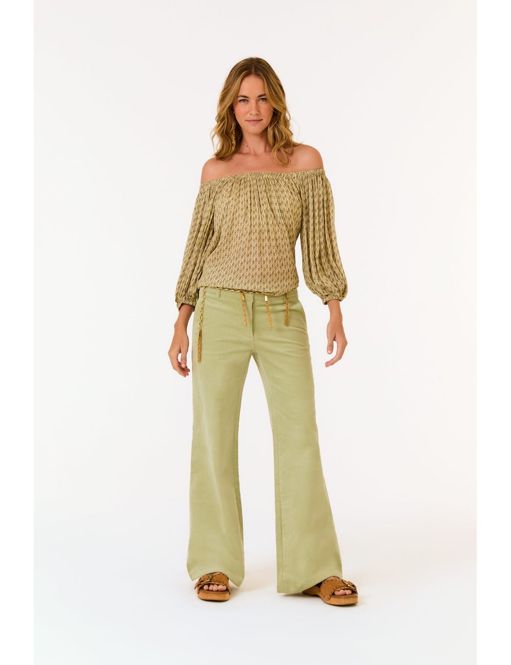 Calça Veludo Cós Alfaiataria