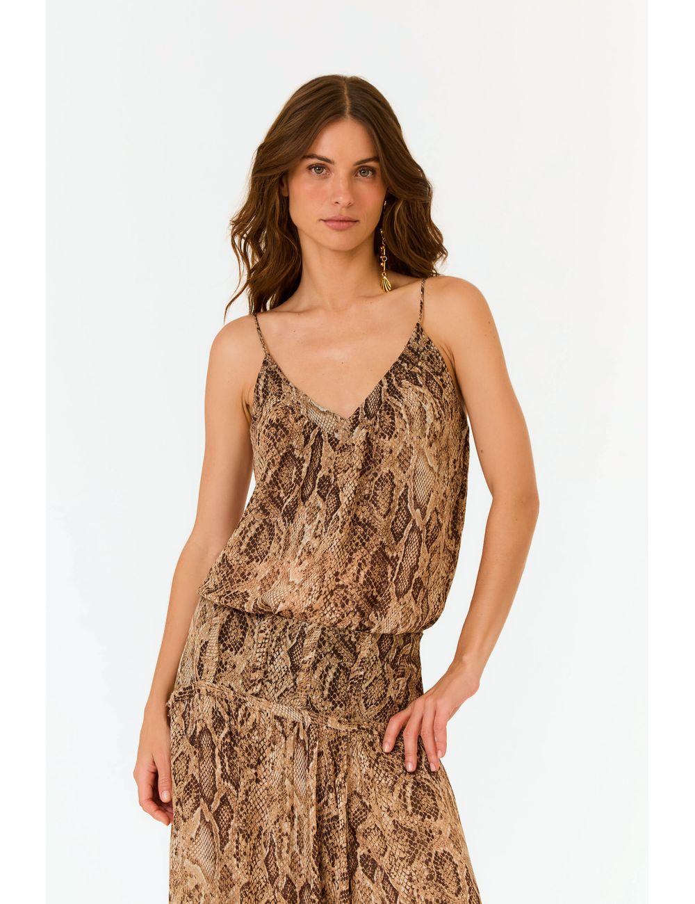 Blusa Alça Ggt Estampa Naja