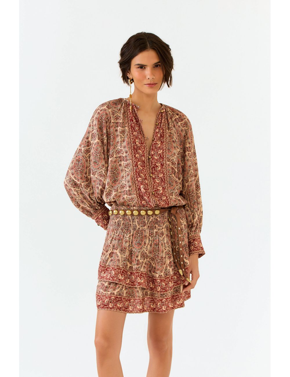 Saia Curta Estampa Charm