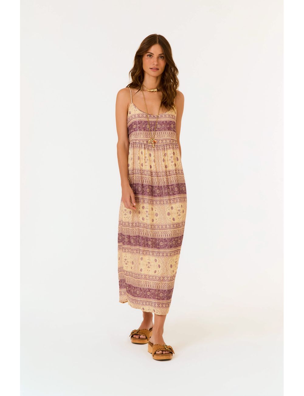 Vestido Midi Estampa Hera Ágata