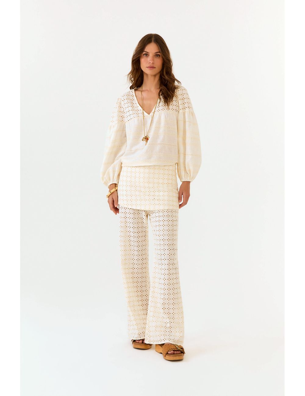 Calça Bordado Lebrun