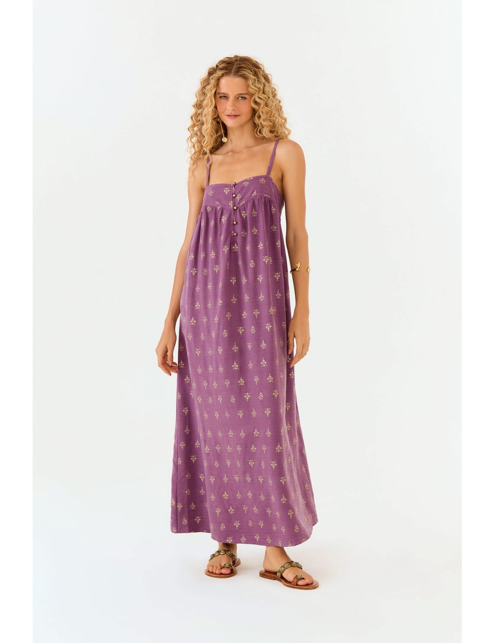 Vestido Midi Bordado Arruda