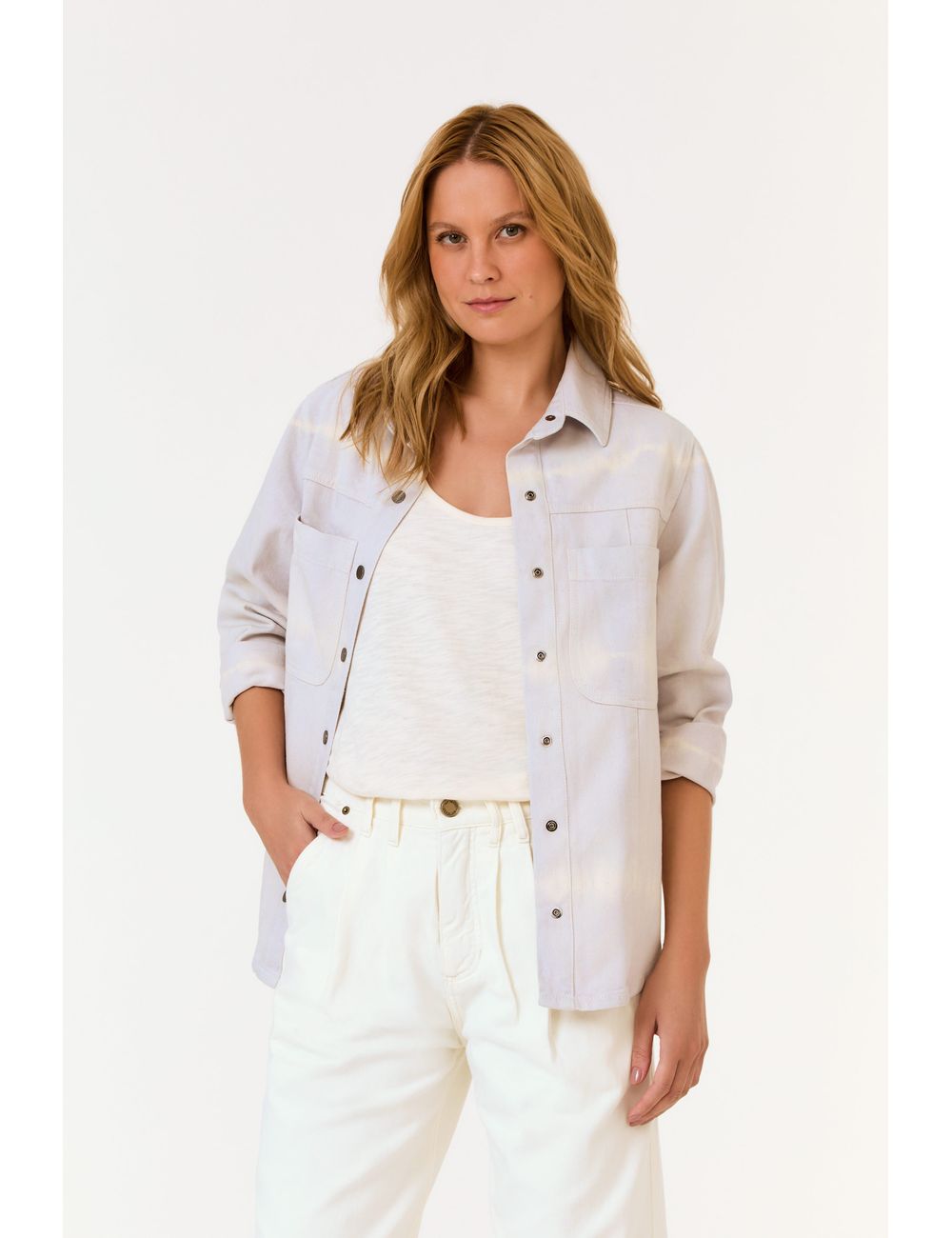 Camisa Sarja Tie Dye