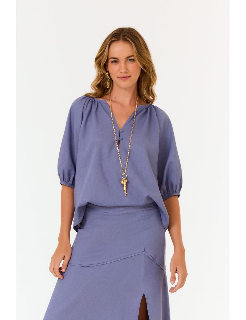 Blusa Decote v