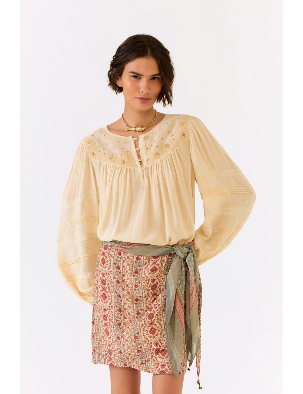 Camisa Ggt Rendas
