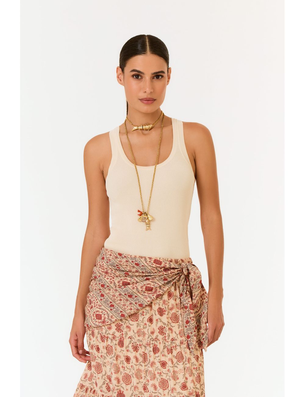 Regata Tricot Decote Nadador