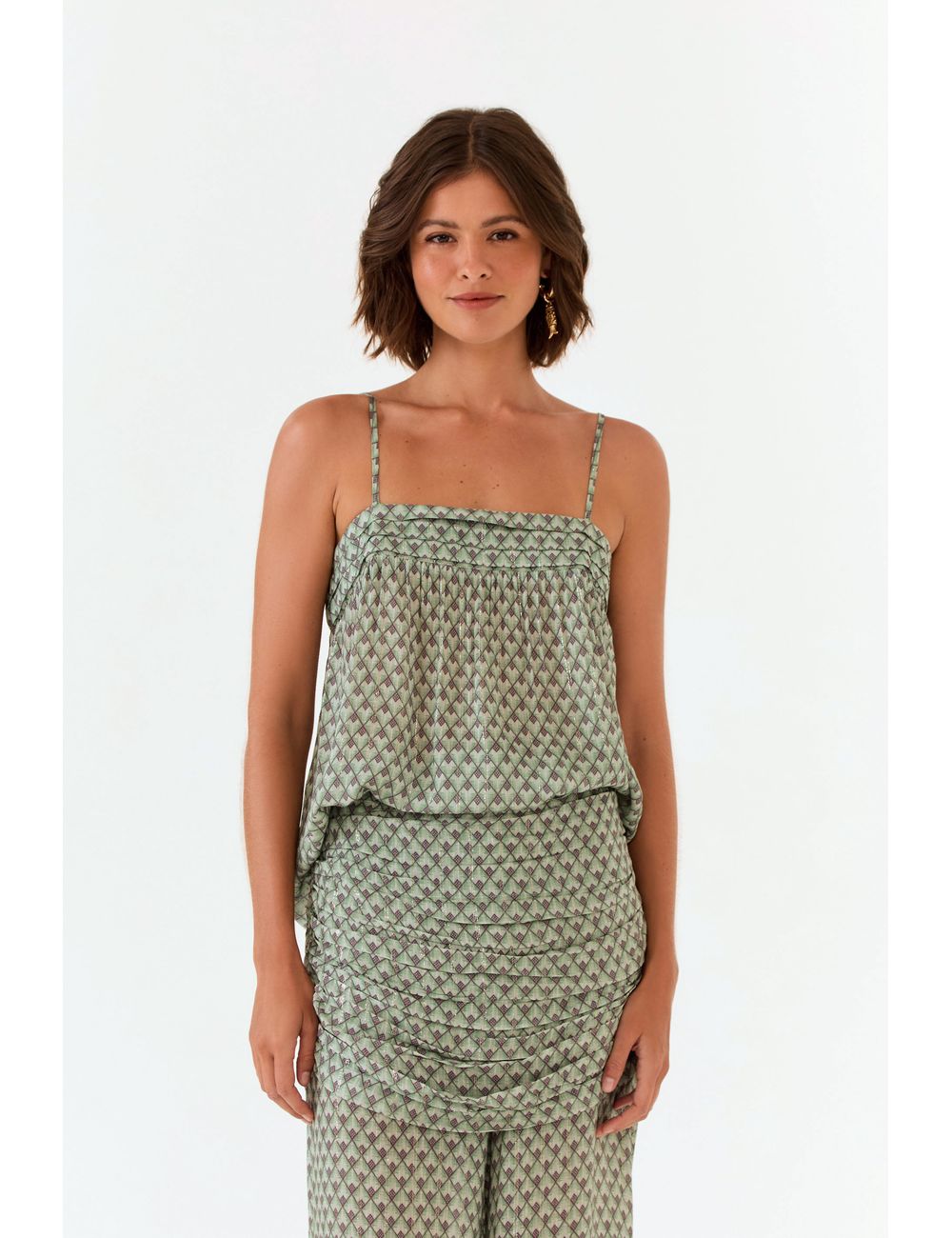 Blusa Alcinha Estampa Pacco