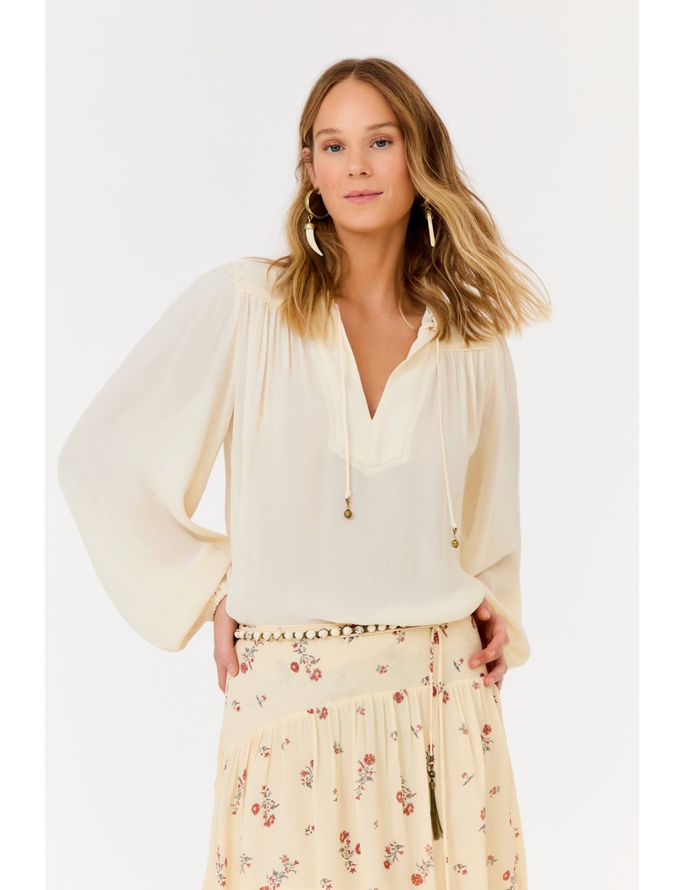 Blusa Pala Franzida Ggt