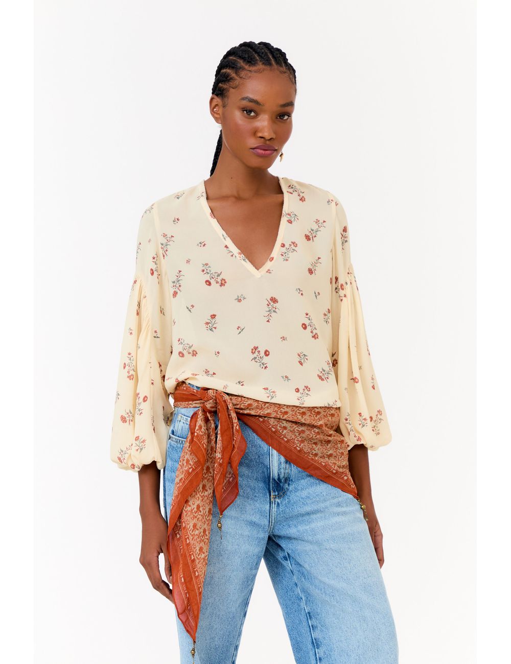 Blusa Manga Longa Ggt Estampa Aura