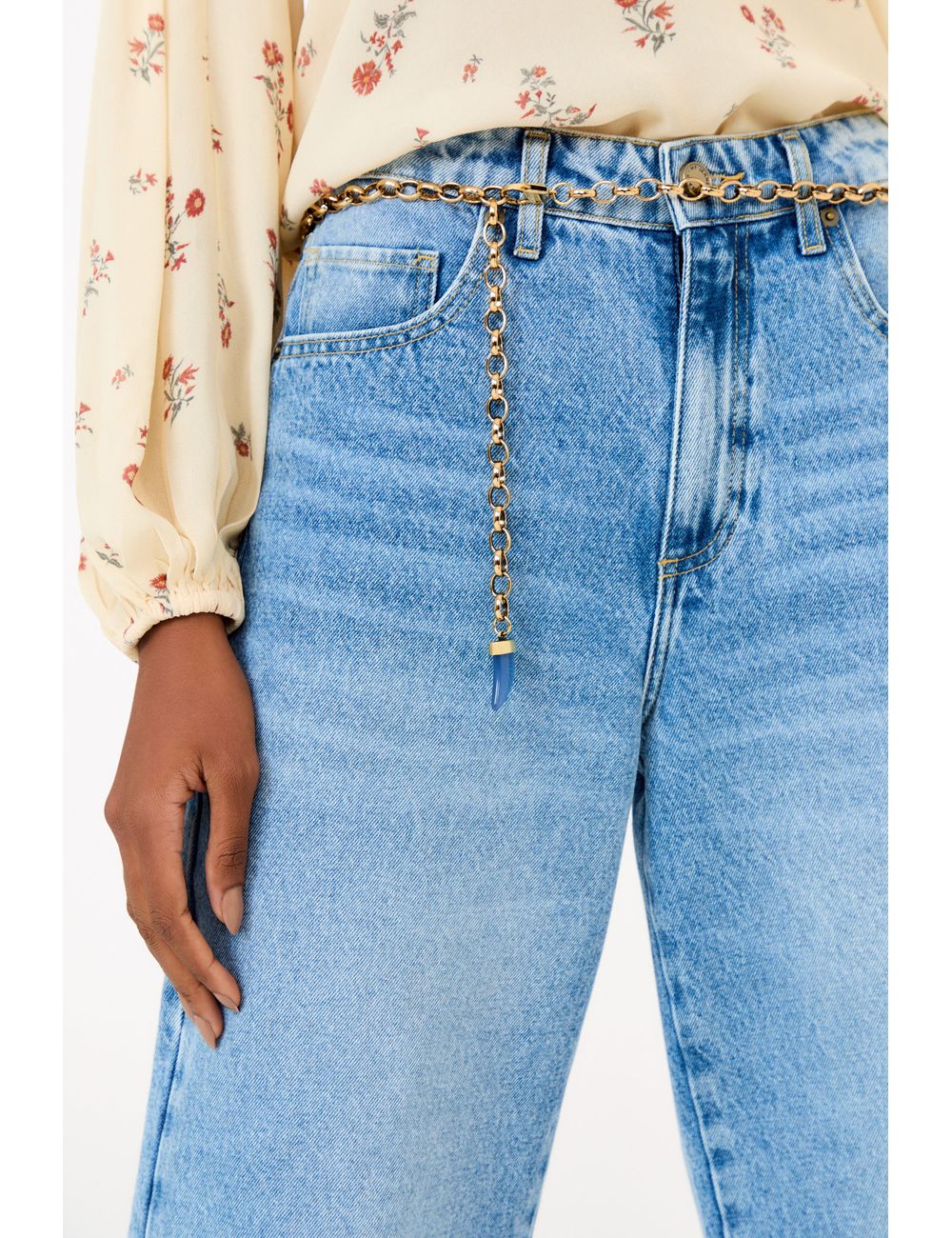 Cinto Corrente Pingente Dente