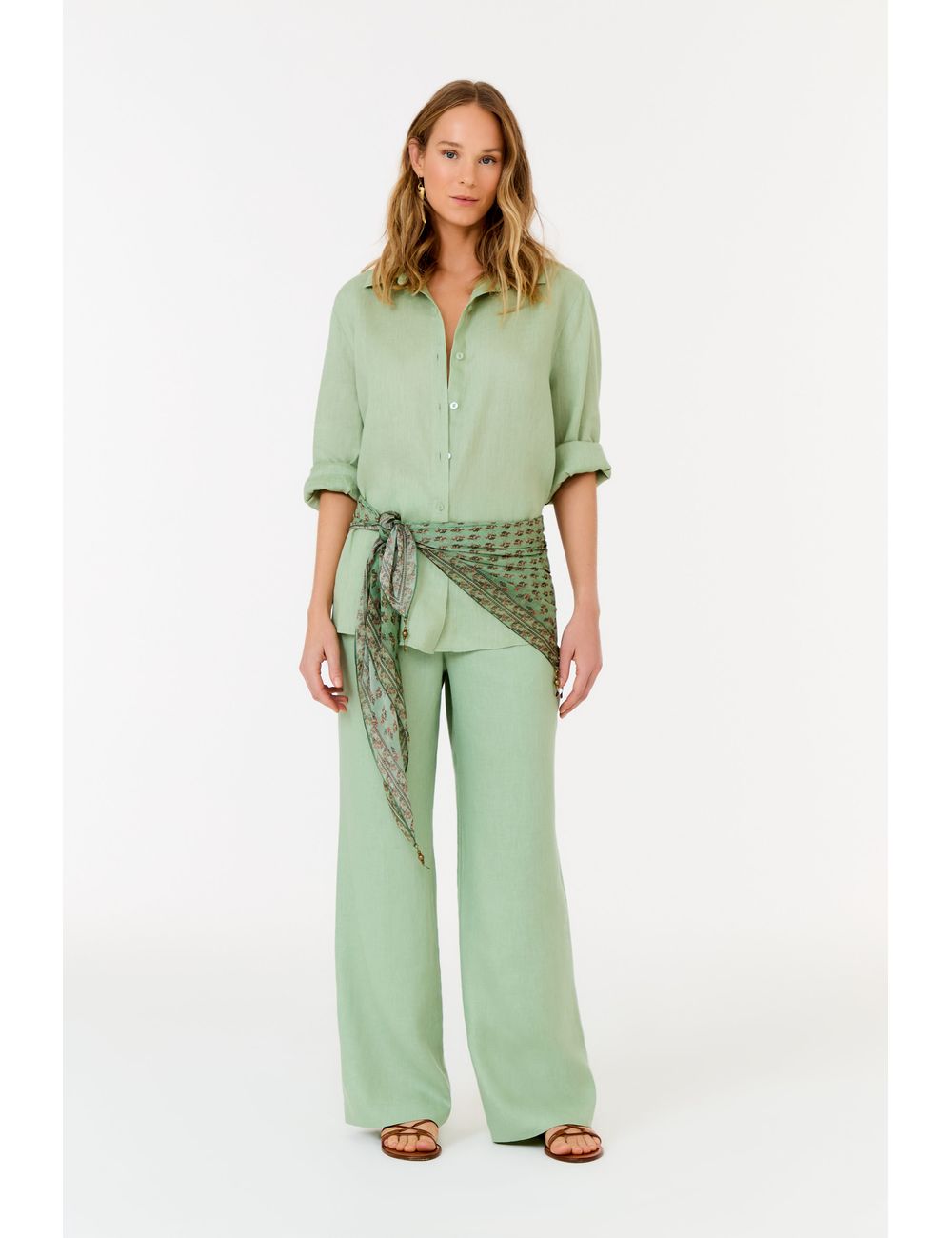 Calça Pregas Alfaiataria