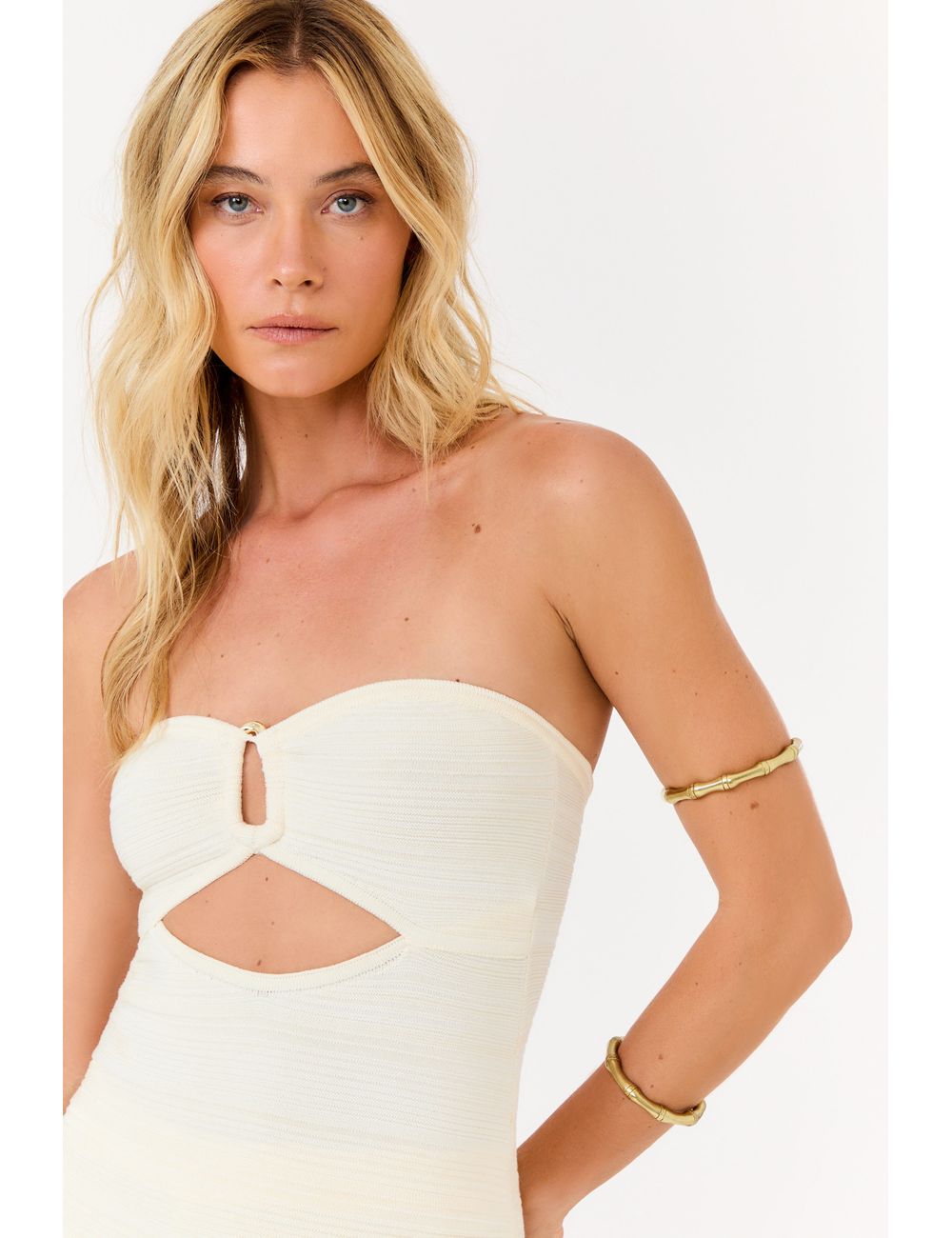 Bracelete Biceps Bambu – Dourado / U