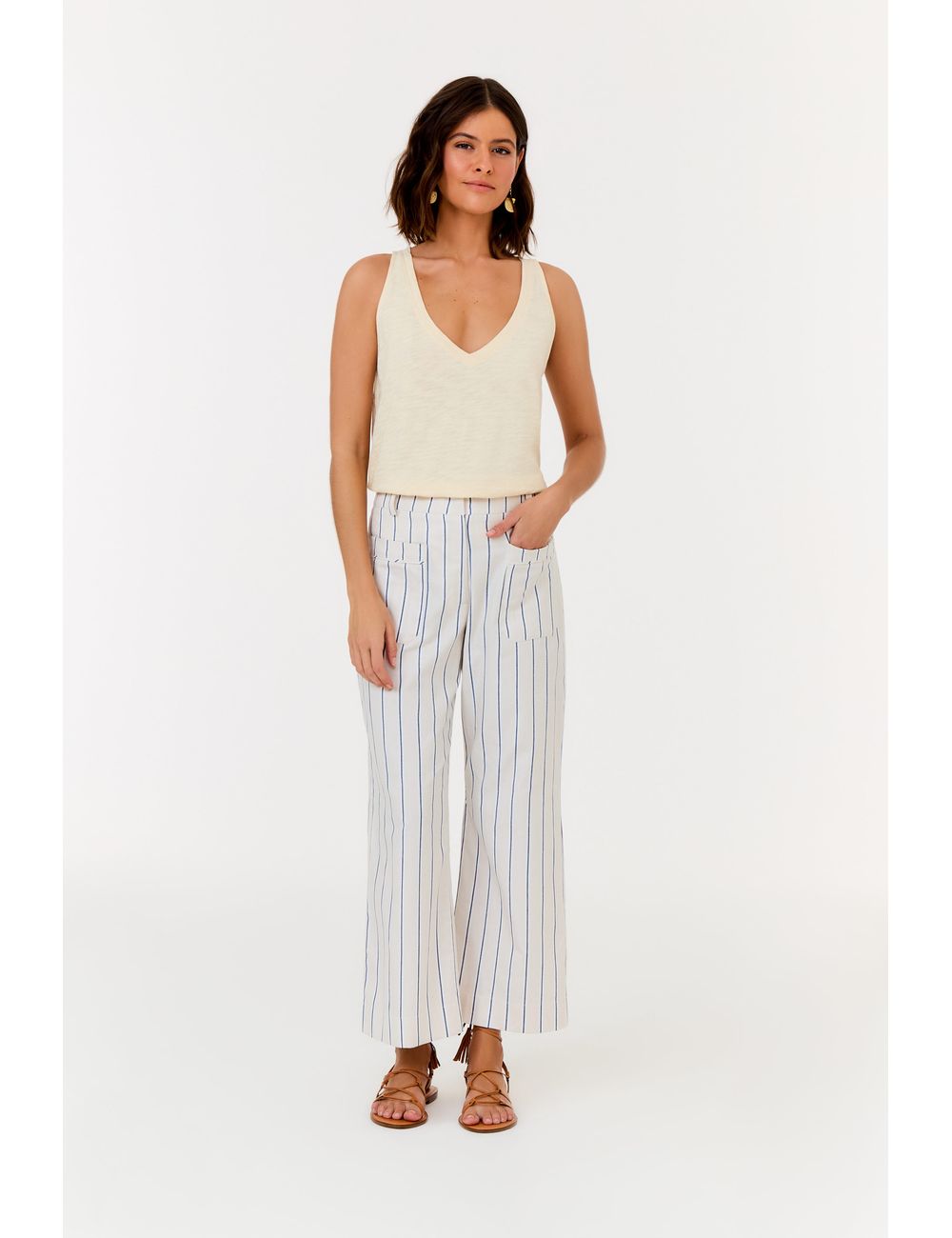 Calça Alfaiataria Listras