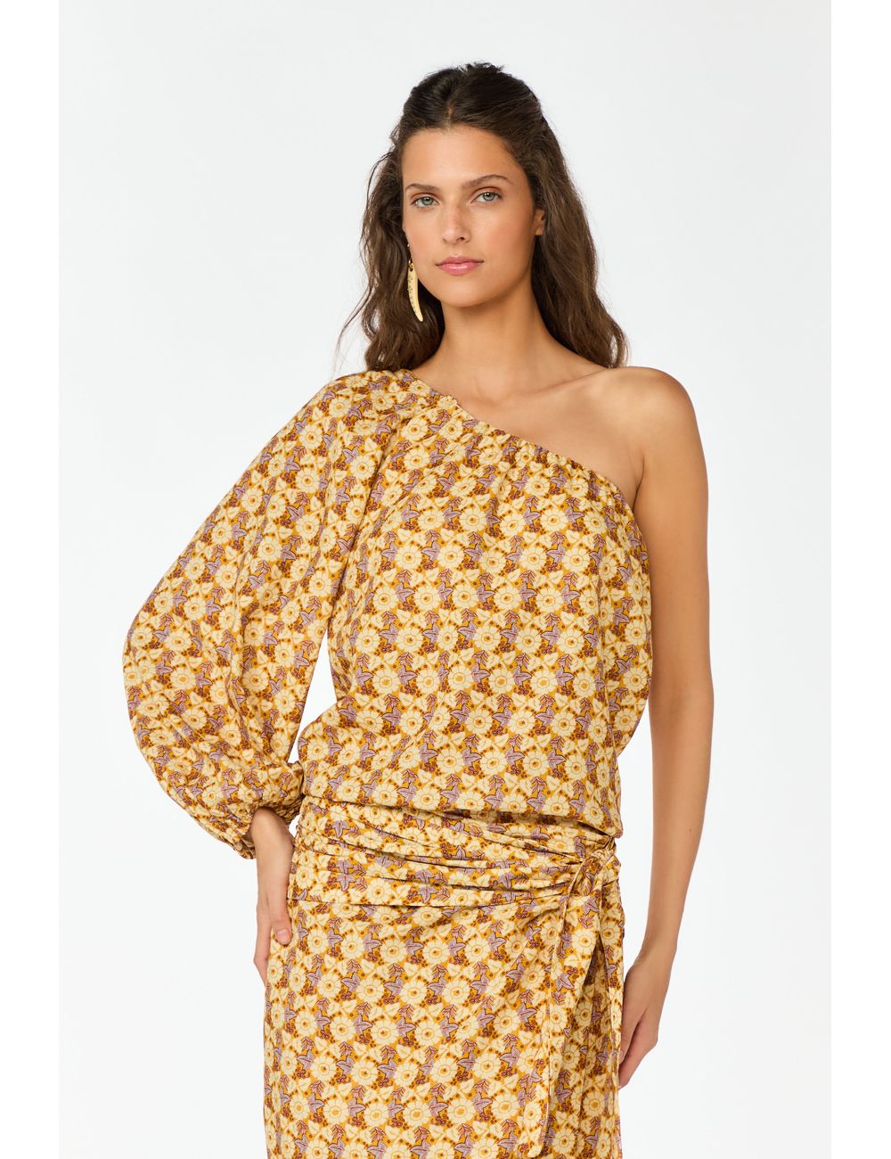 Blusa Ombro Só Estampa Cali