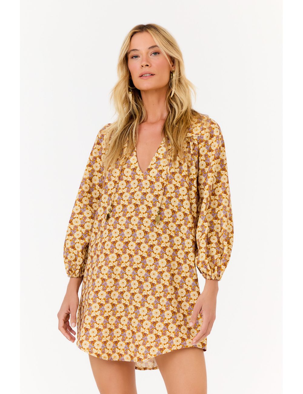 Vestido Curto Estampa Cali