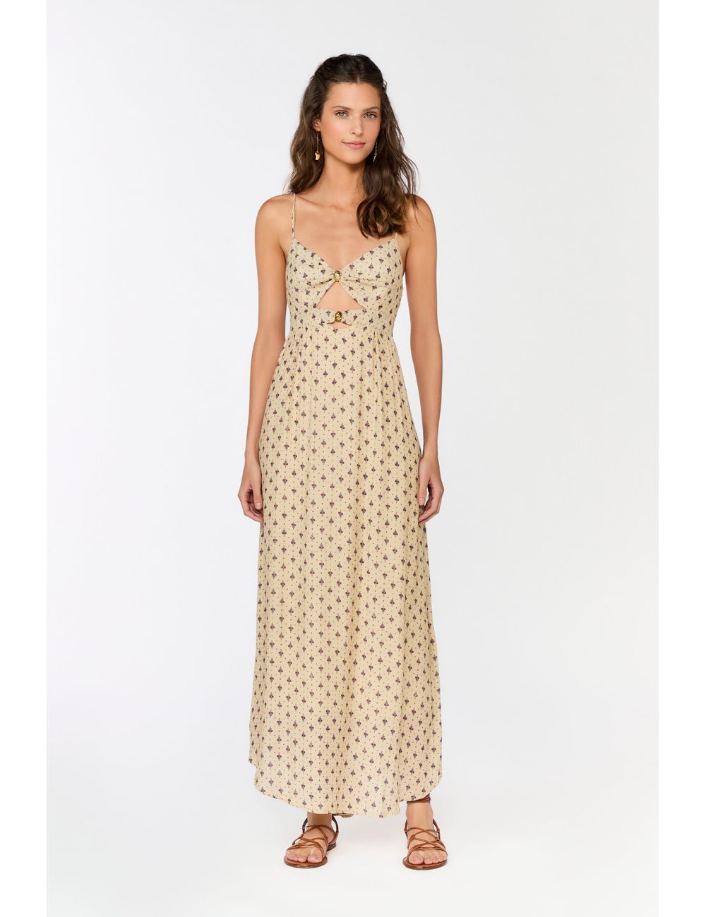 Vestido Metais Estampa Zaz