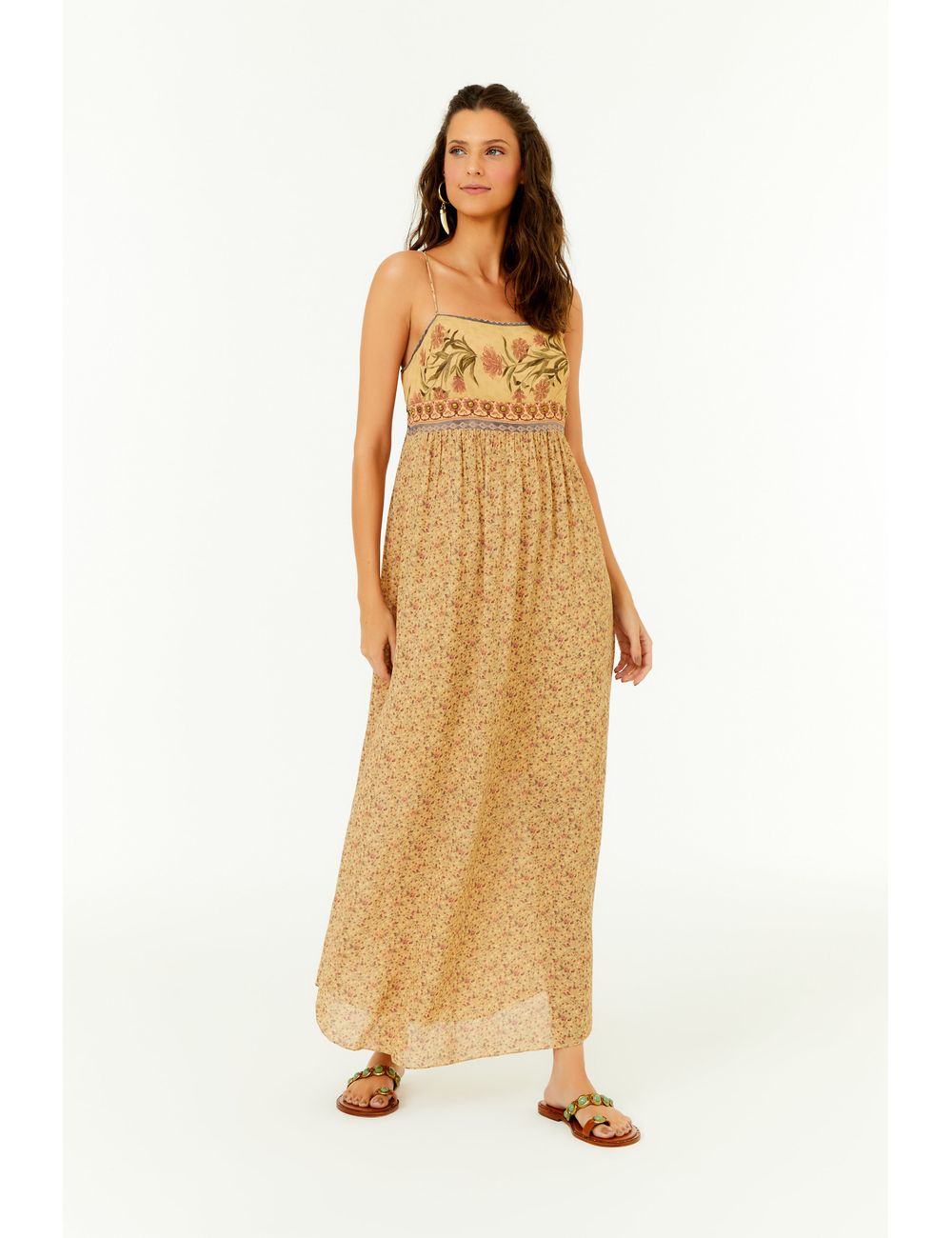 Vestido Midi Ggt Estampa Azaleia Mini
