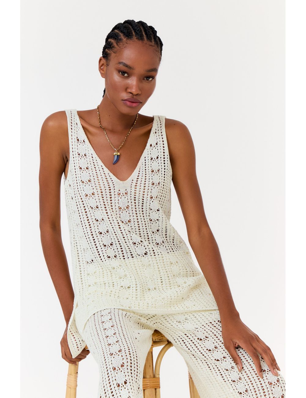 Regata Túnica Tricot Decote v
