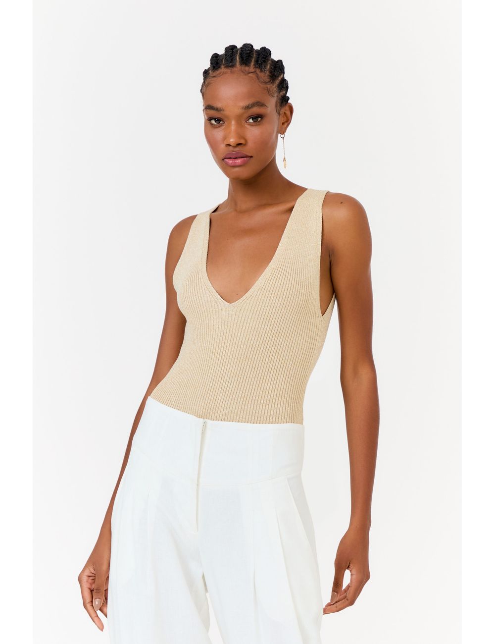 Body Tricot Decote v Profundo