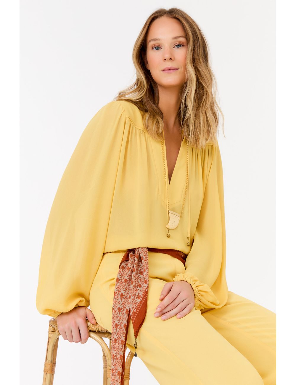 Blusa Pala Franzida Ggt