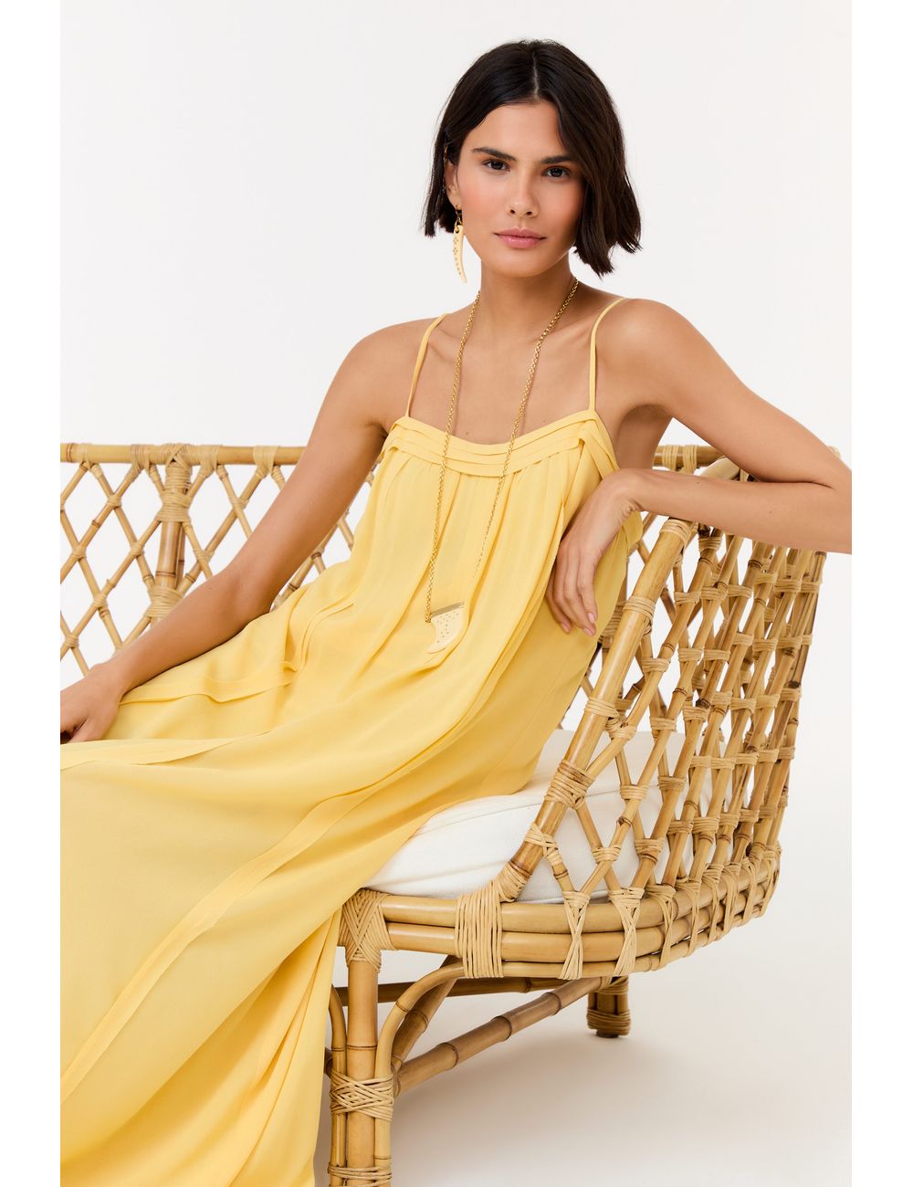 Vestido Midi Ggt Tiras a Fio