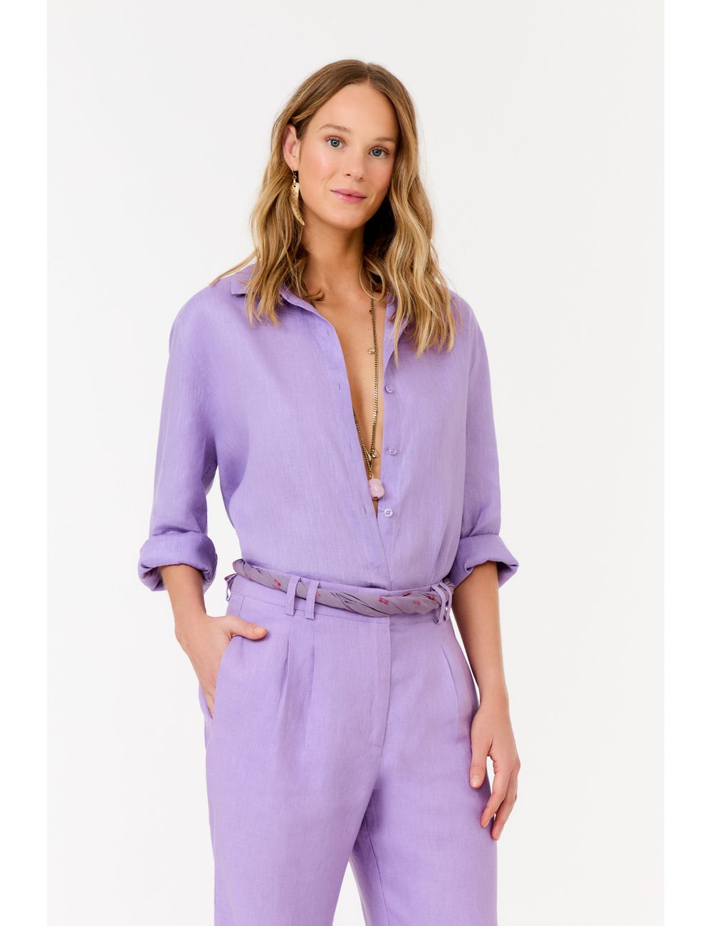 Camisa Botões Manga Longa