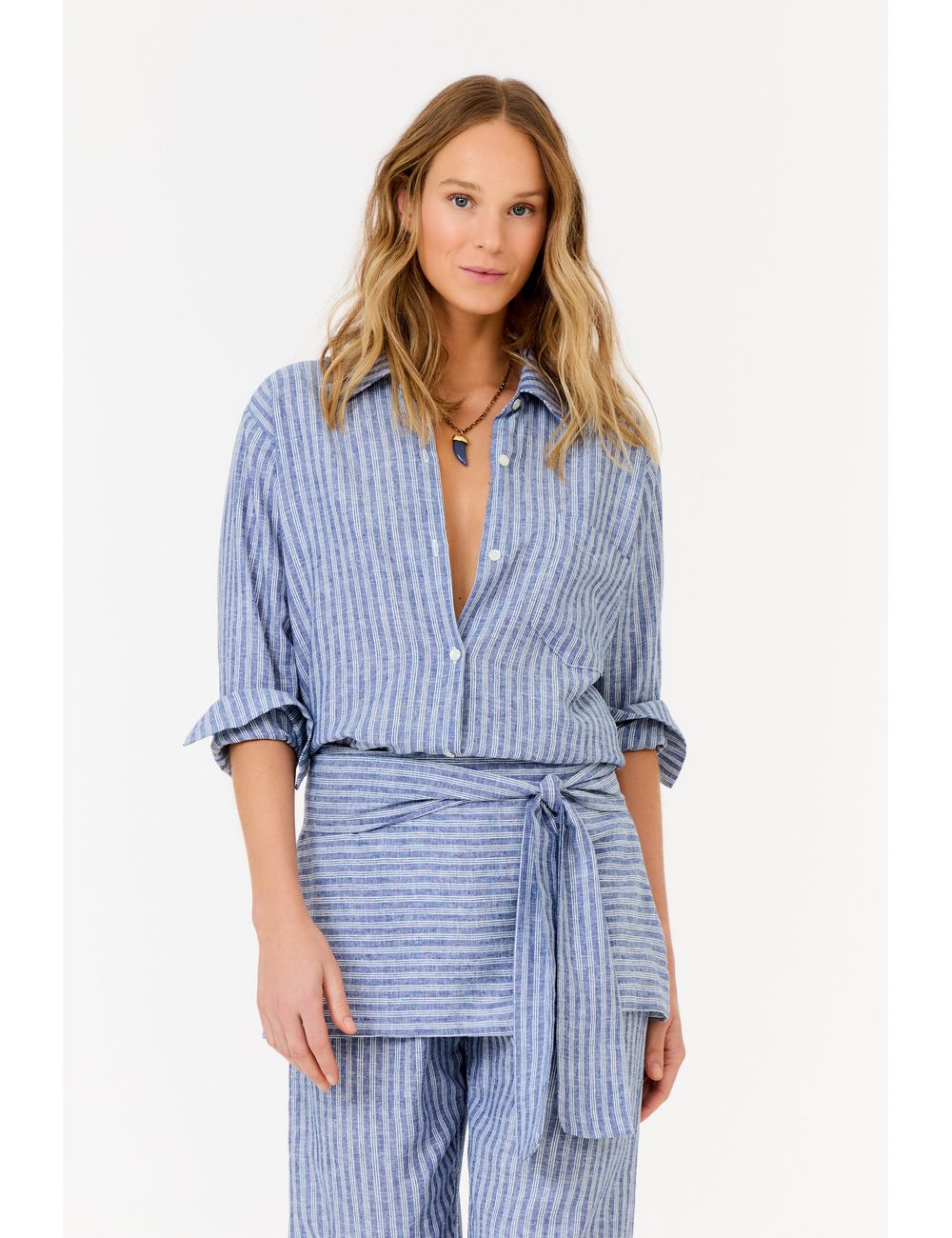 Camisa Mix De Listras