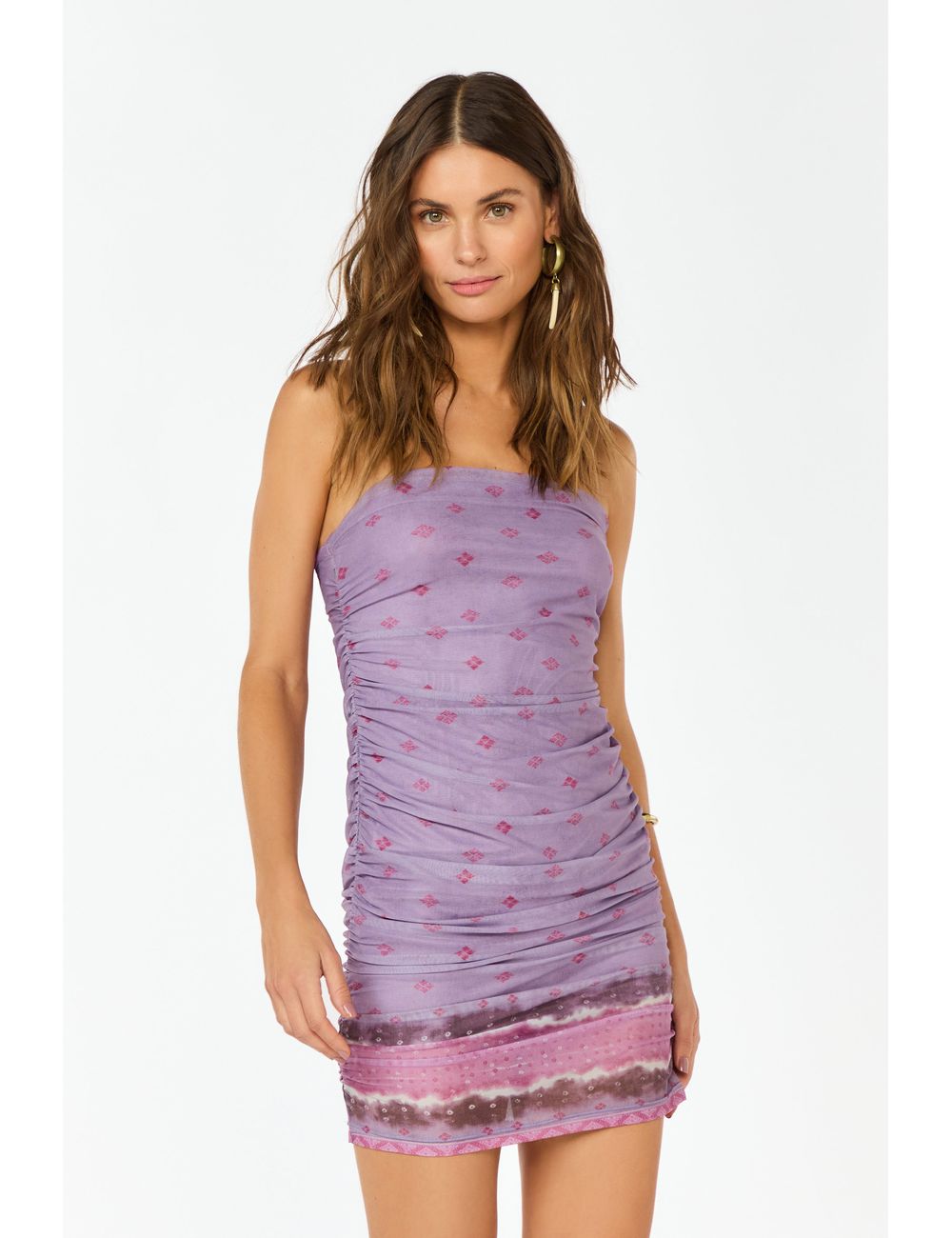 Vestido Curto Estampa Mirage