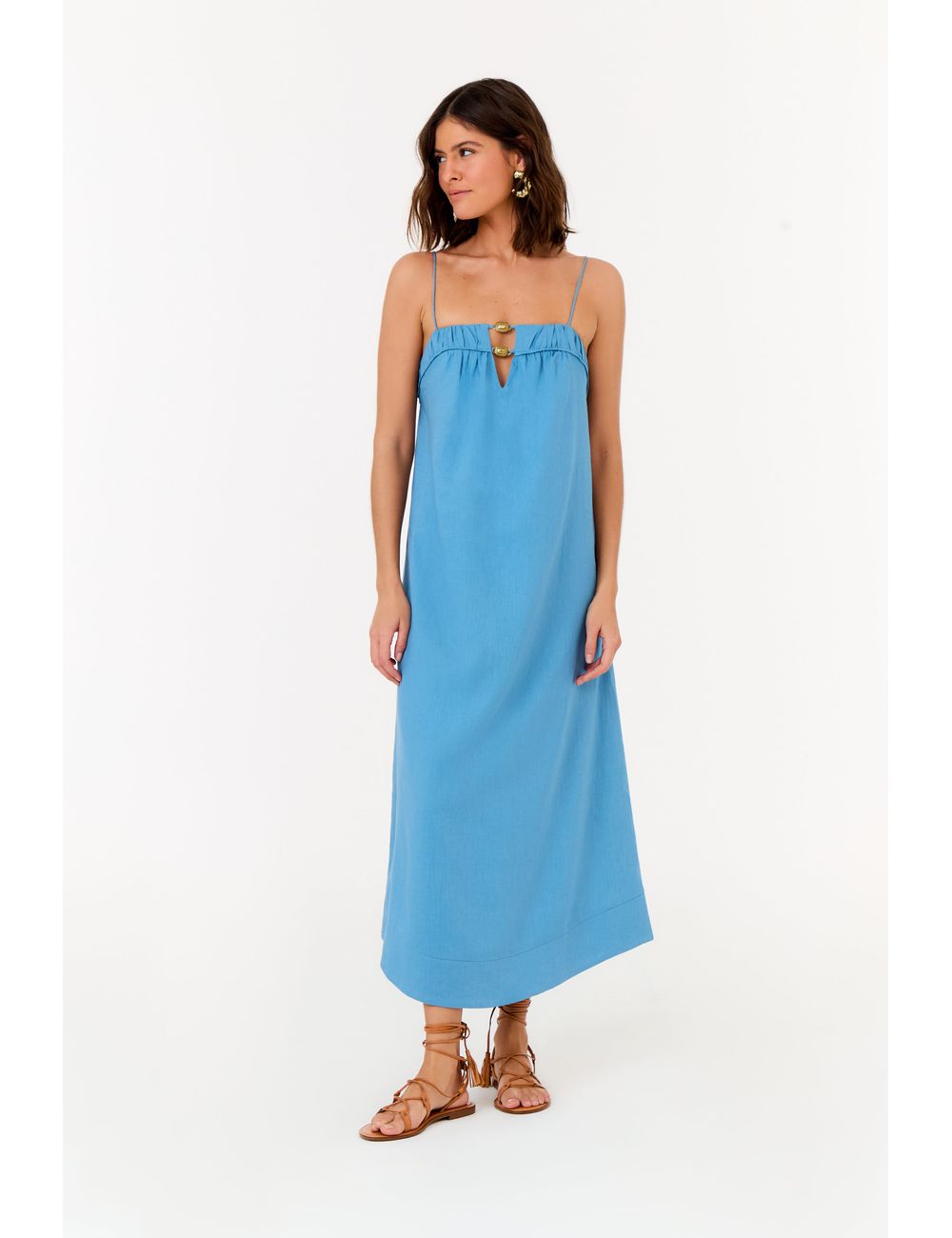 Vestido Detalhe Decote