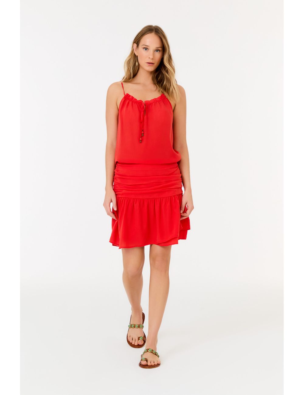 Saia Curta Pala Franzida