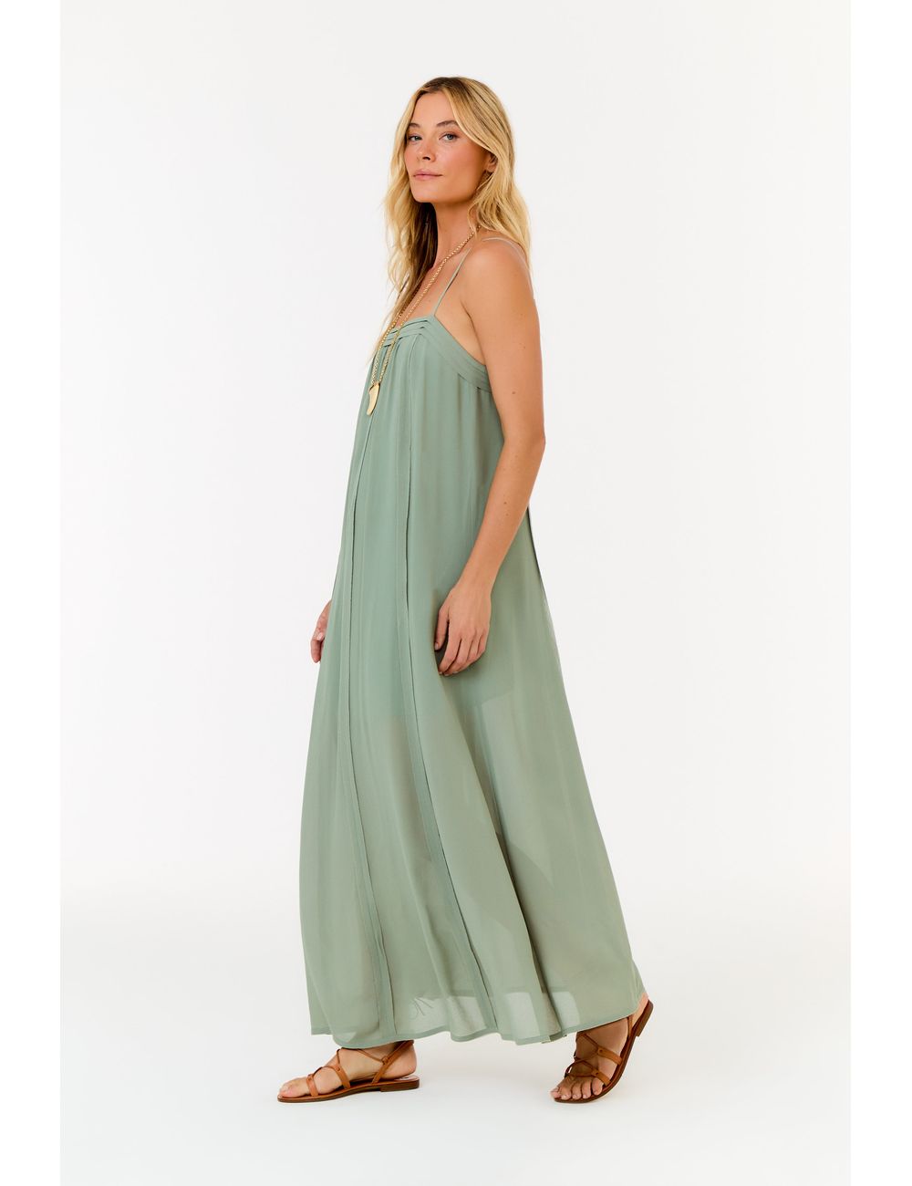 Vestido Midi Ggt Tiras a Fio