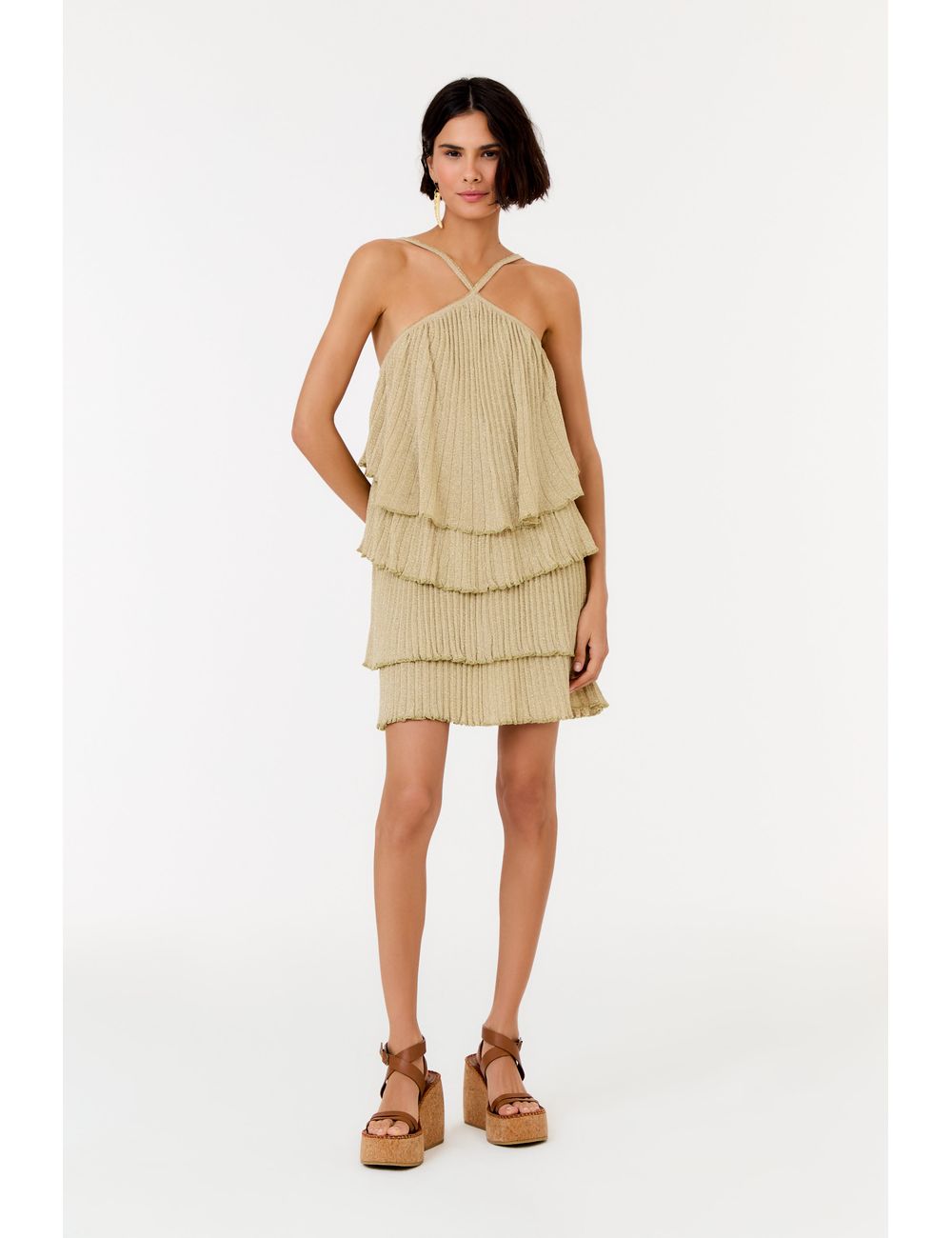 Vestido Tricot Mini Camadas