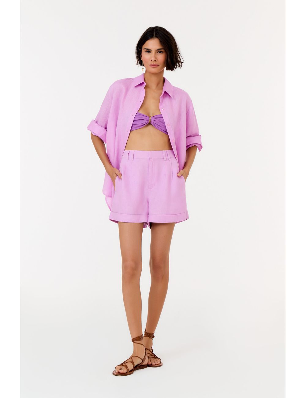 Short Pregas Alfaiataria