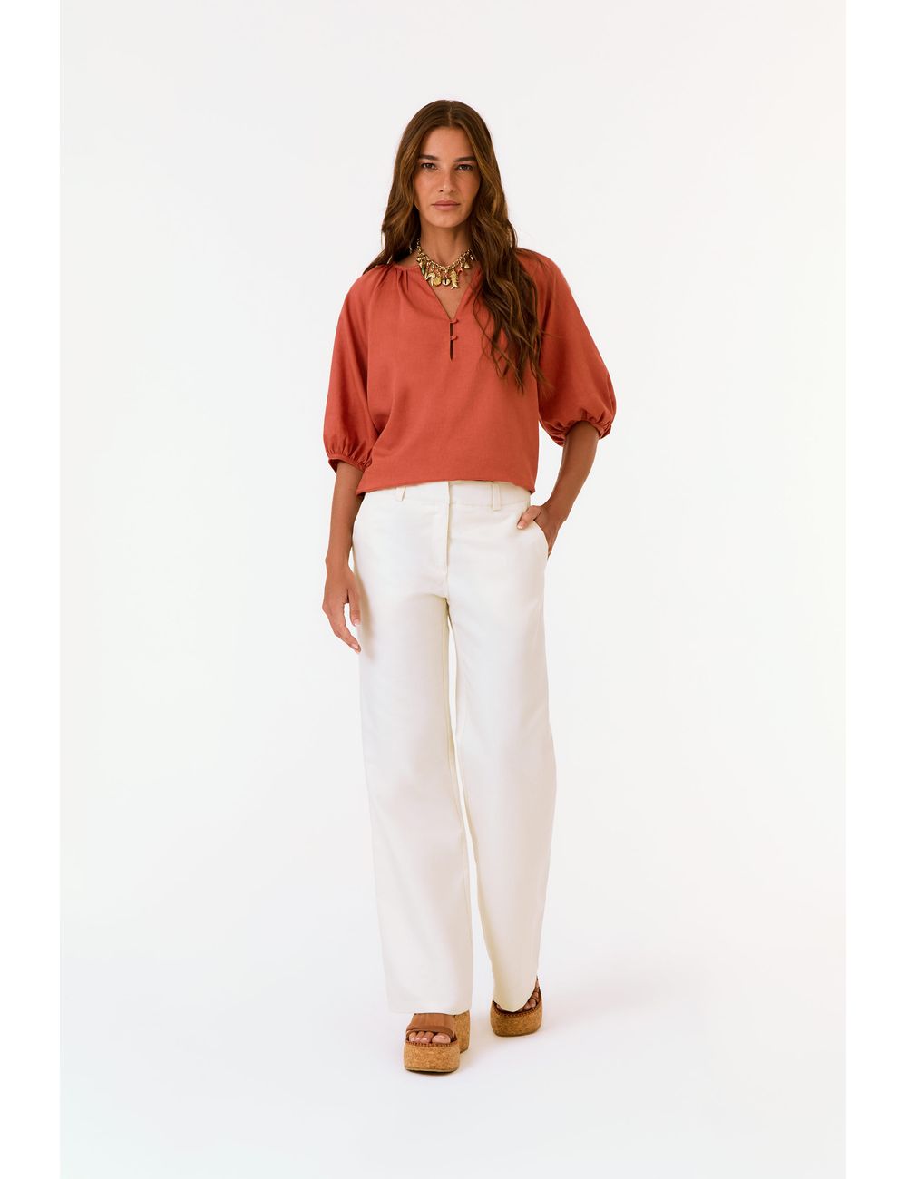 Calça Reta Alfaiataria