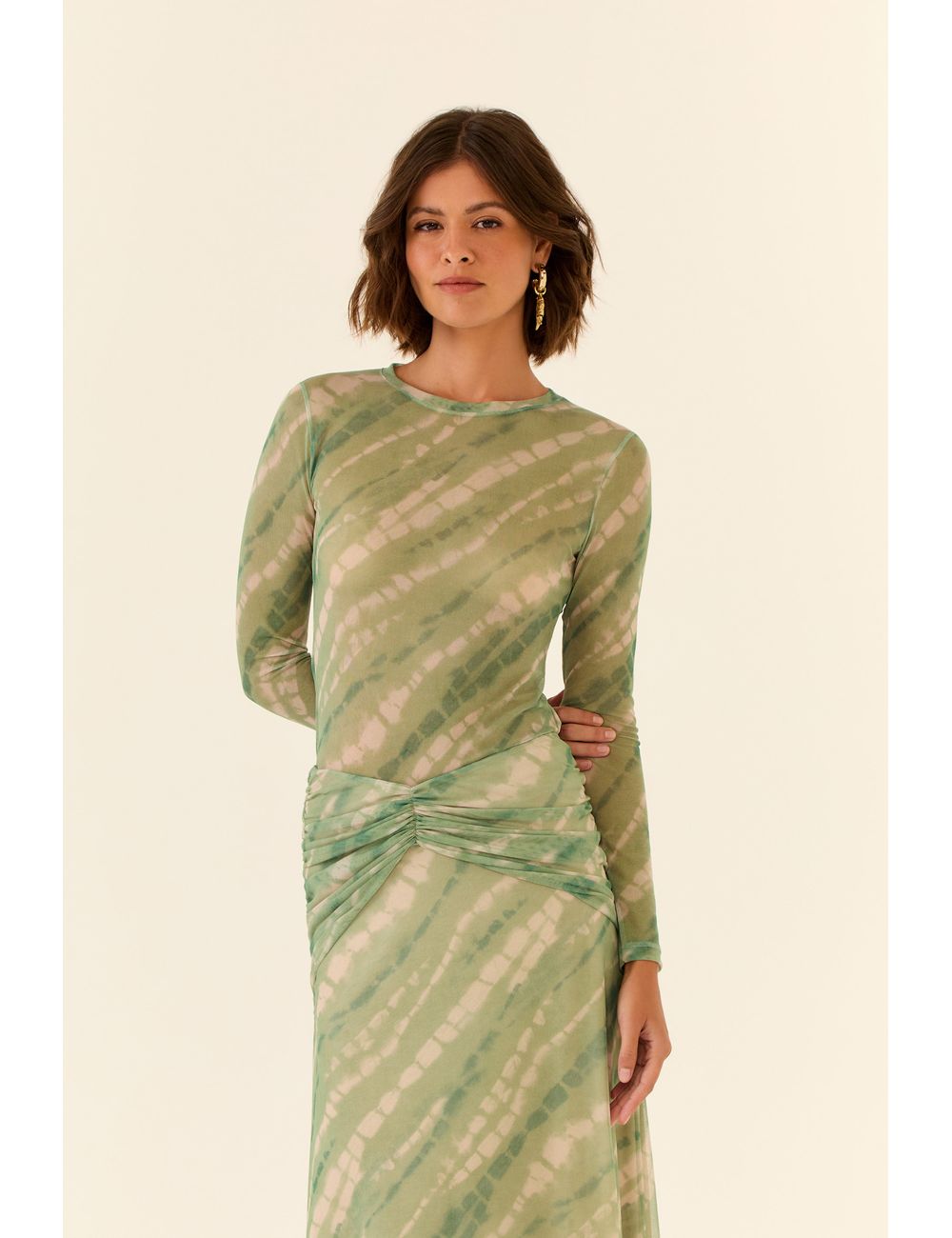 Blusa Tule Estampa Wind Tâmara